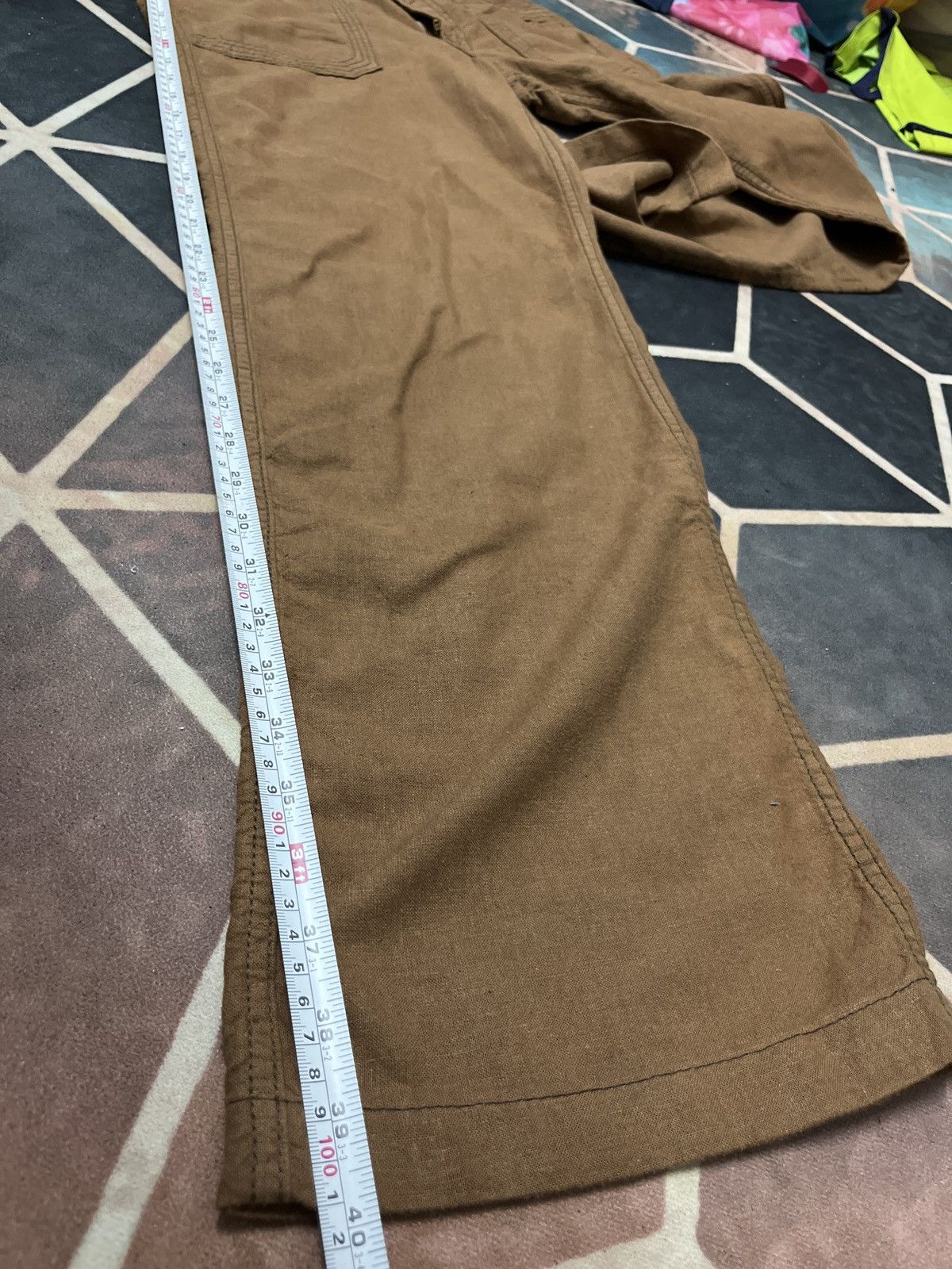 Japanese Brand 🔥 SURPLUS X BLUE WAY JAPANESE DESIGNER FLARE BUSHPANT DESIGN Size US 31 - 19 Thumbnail