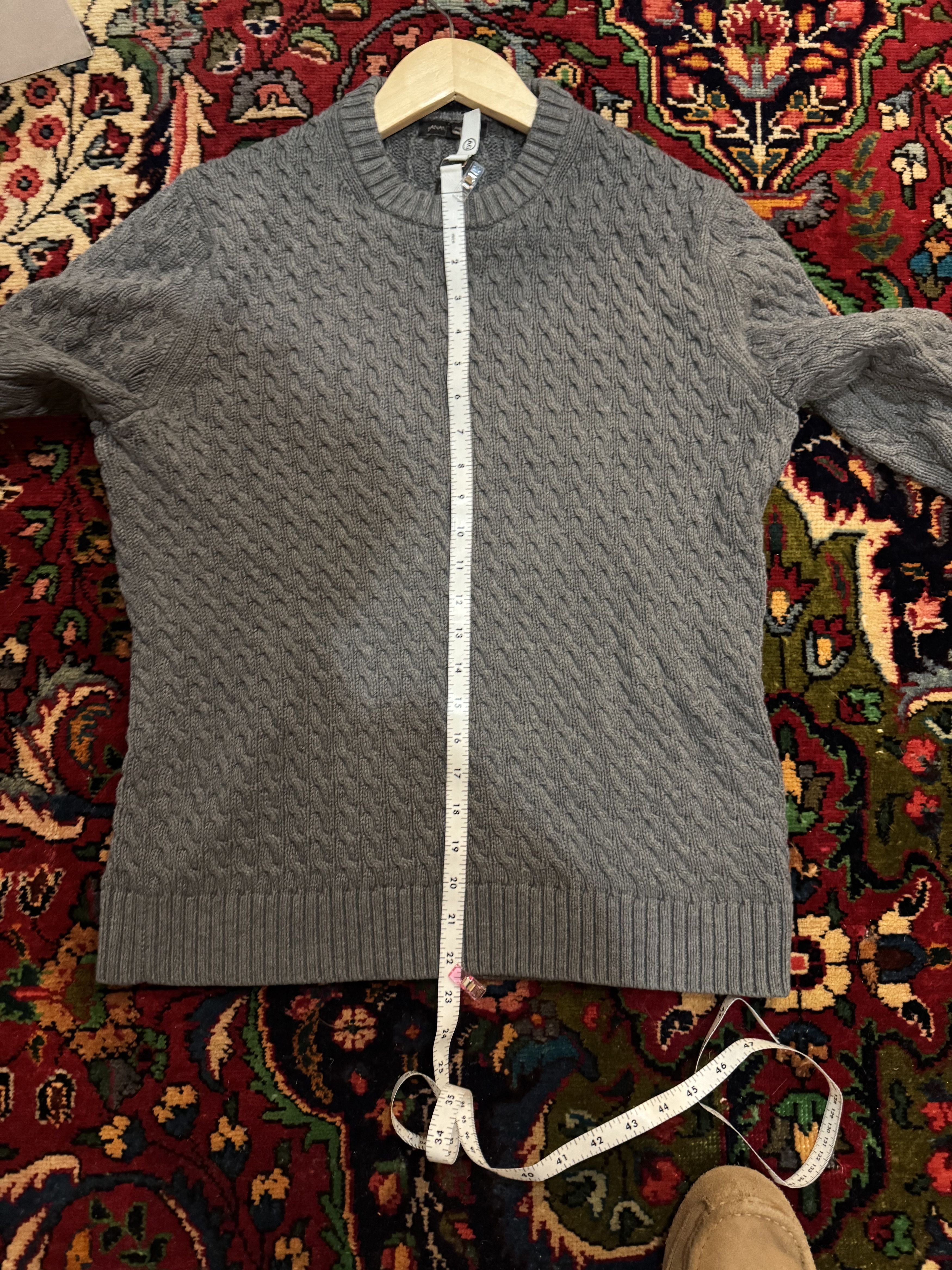 Banana Republic Banana Republic Cable Knit Gray Sweater Size US S / EU 44-46 / 1 - 3 Thumbnail