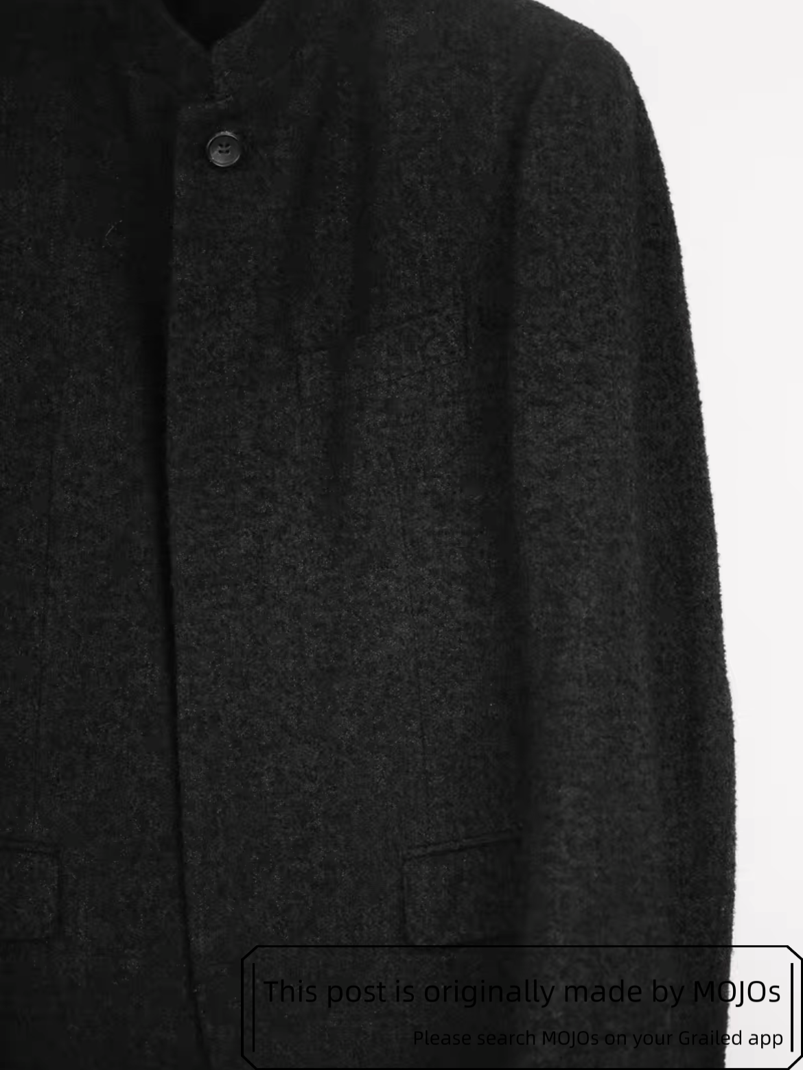 S 2 Issey Miyake Men 00AW Archive Mix Wool Material Jacket