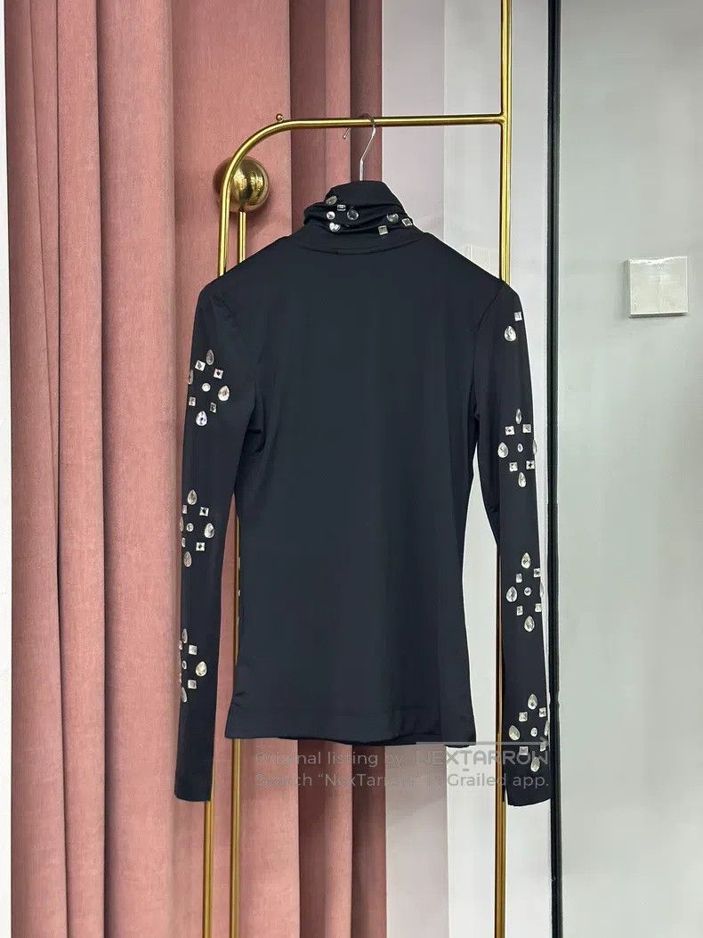 Other Dries Van Noten Black rhinestone base layer long-sleeved t Size S / US 4 / IT 40 - 3 Thumbnail