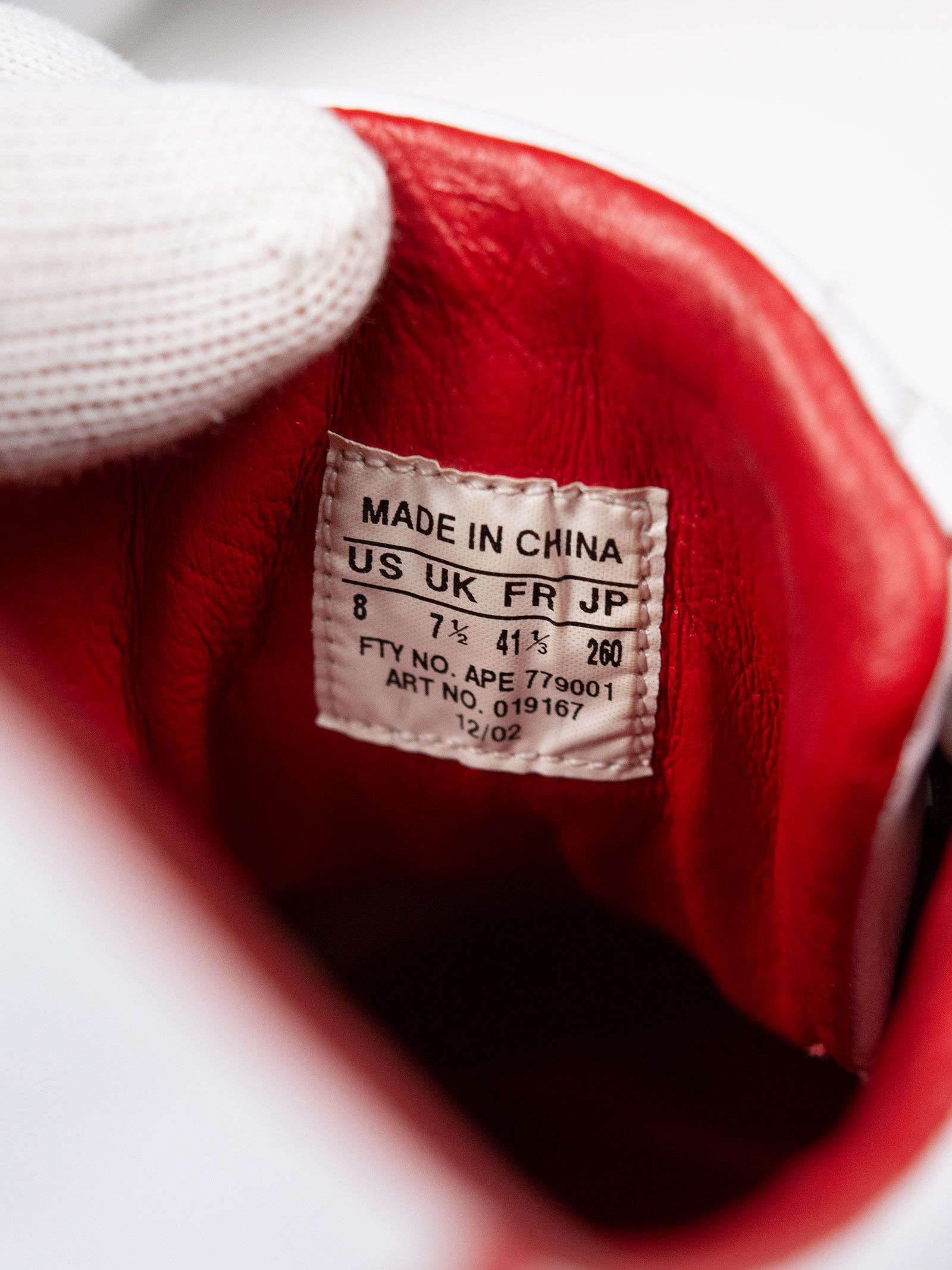 Yohji Yamamoto Y-3 - S/S 2003 - Field (white/red) - size 41 1/3 Size US 8 / EU 41 - 16 Thumbnail