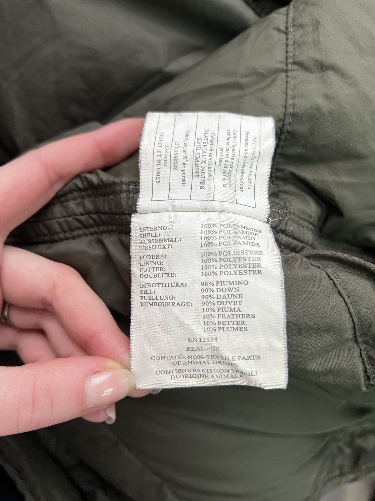 Parajumpers Puffer Long Jacket Green Down Jacket