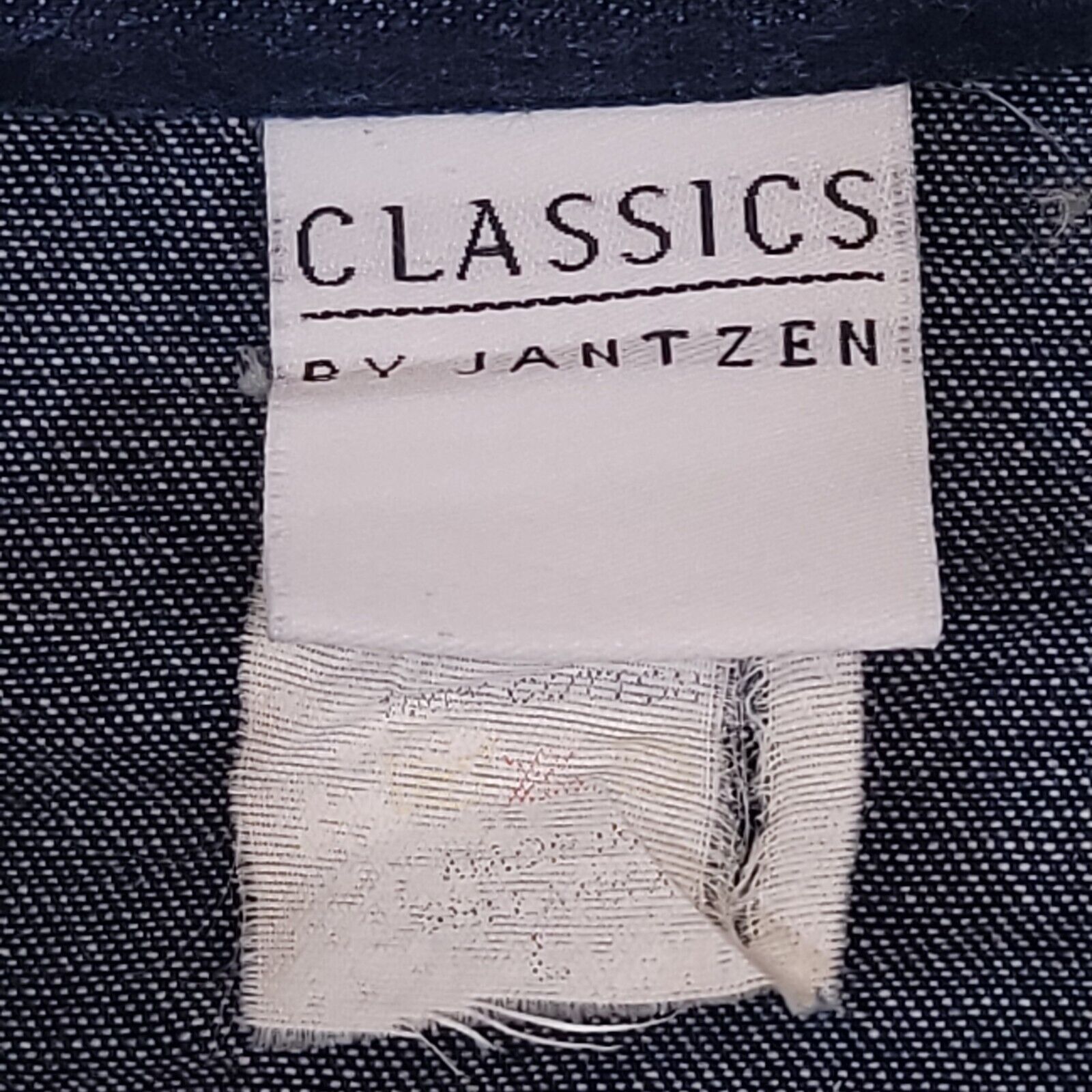 Jantzen Classics by Jantzen Button Up Jean Jacket Womens Size L Blue Size L / US 10 / IT 46 - 3 Thumbnail