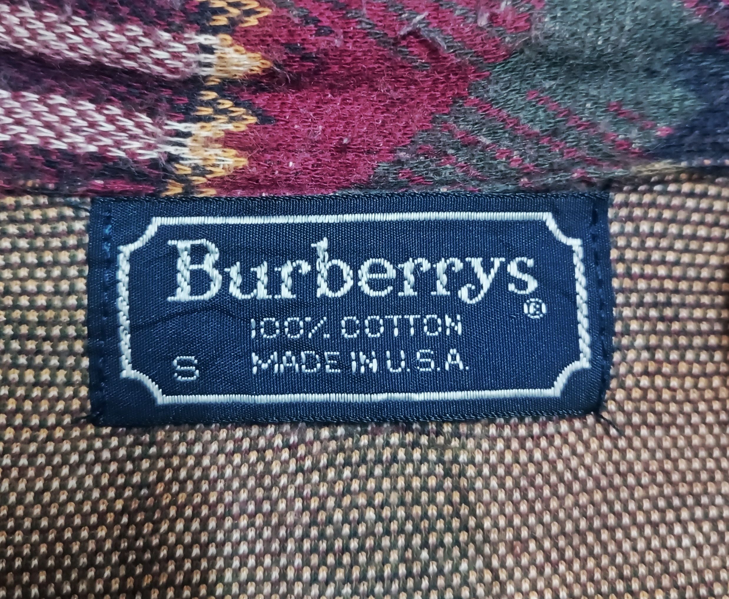 Burberry × Vintage BURBERRY USA VINTAGE CHECK PATCHWORK SWEATER SIZE S Size US S / EU 44-46 / 1 - 4 Thumbnail