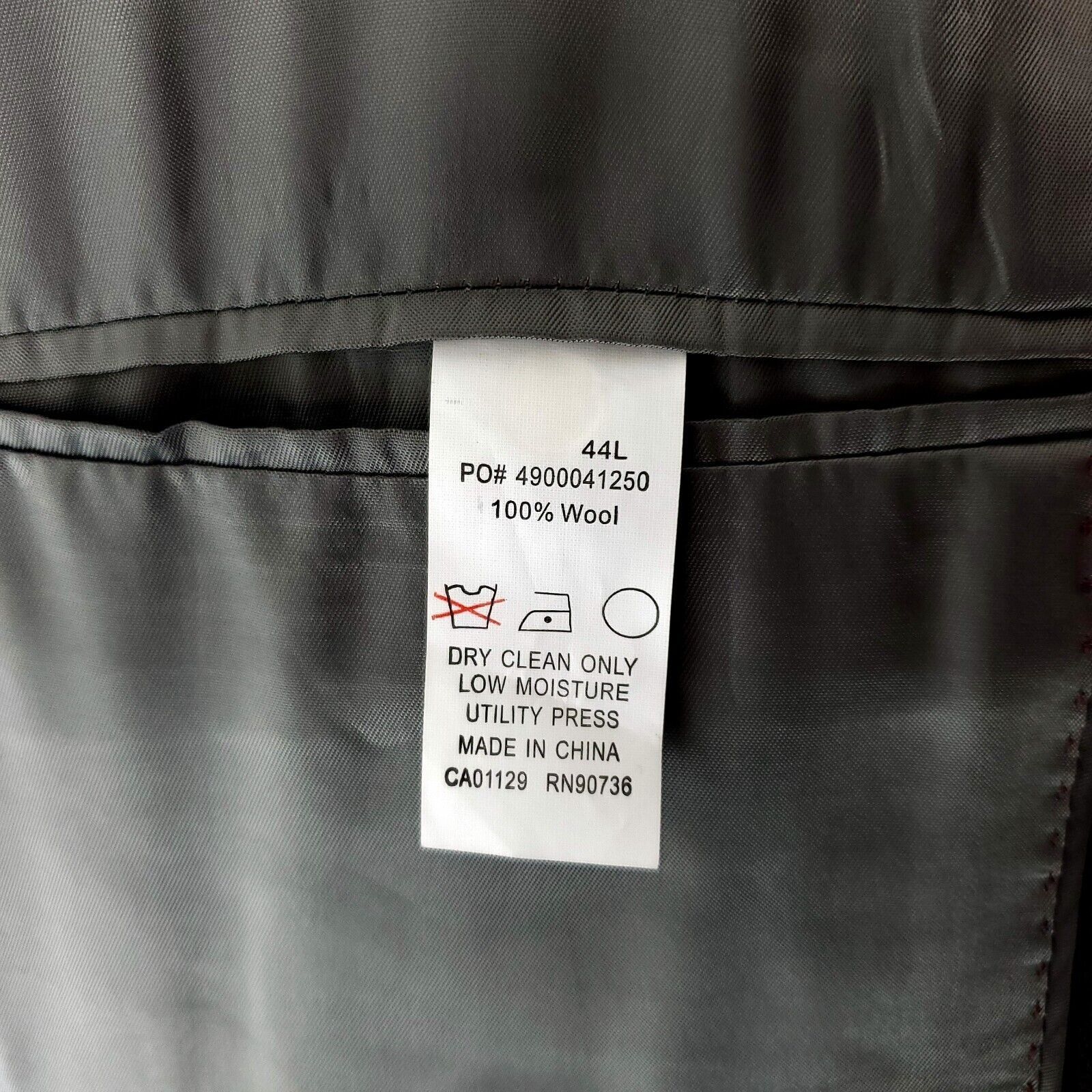 Calvin Klein Calvin Klein Wool 2 Button Blazer 40R Gray Peak Lapel Tagged Size 40R - 8 Thumbnail