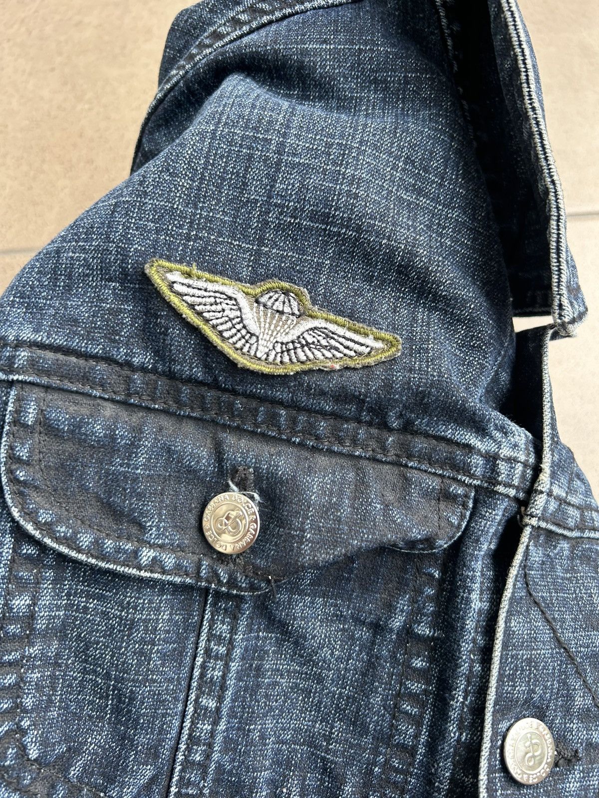 Dolce & Gabbana × Vintage Denim Jacket Dolce&Gabbana Vintage Size US L / EU 52-54 / 3 - 11 Thumbnail