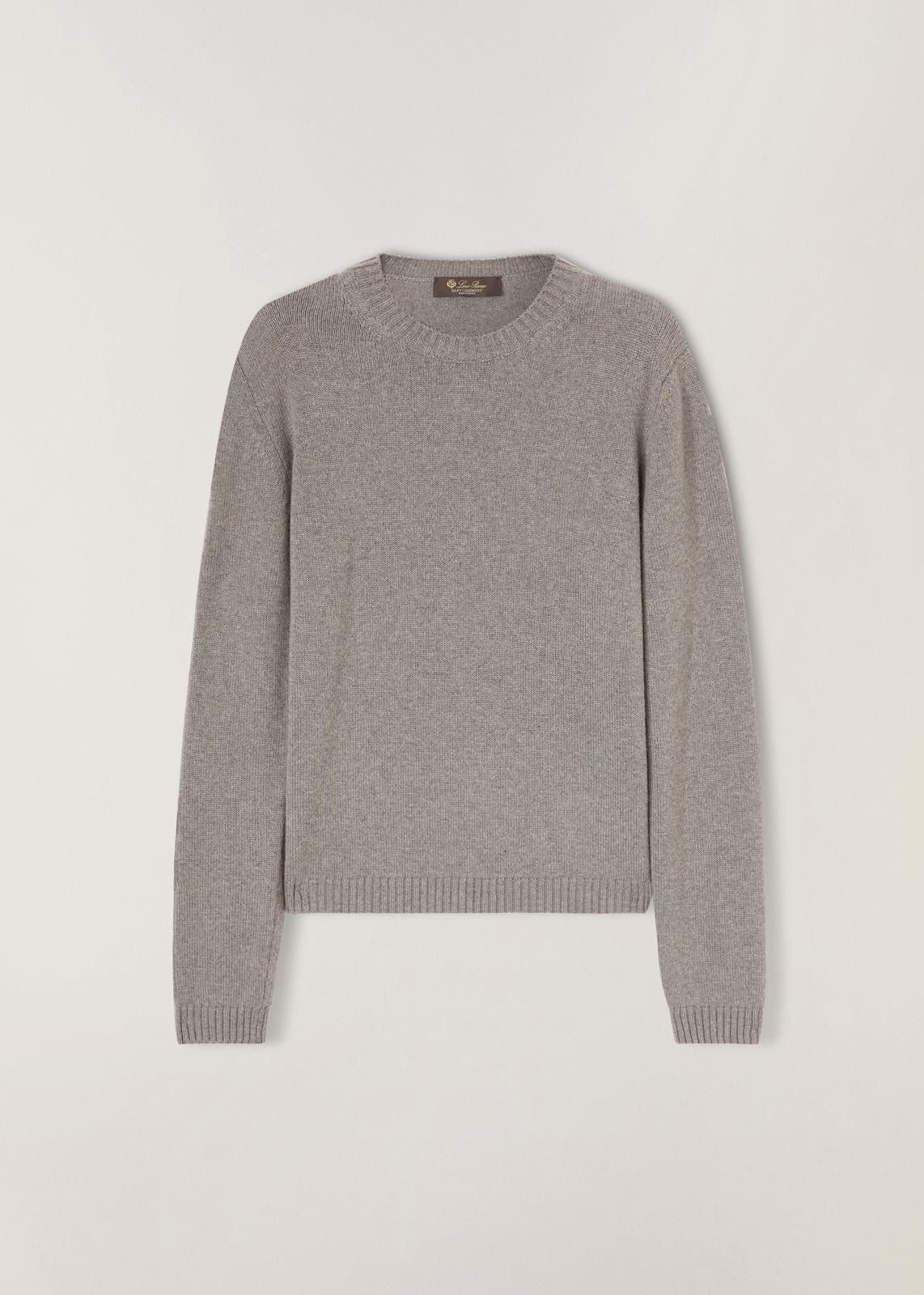 Loro Piana o1srvl11e0125 Parksville Crewneck Sweater in Grey Size XS / US 0-2 / IT 36-38 - 1 Preview