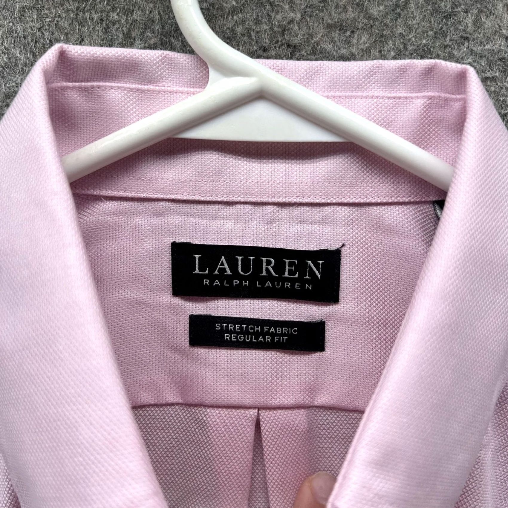 Ralph Lauren Lauren Ralph Lauren Dress Shirt Men 14.5 32/33 Pink Stretch Button-Down Shetland Shirt Size 40R - 5 Thumbnail