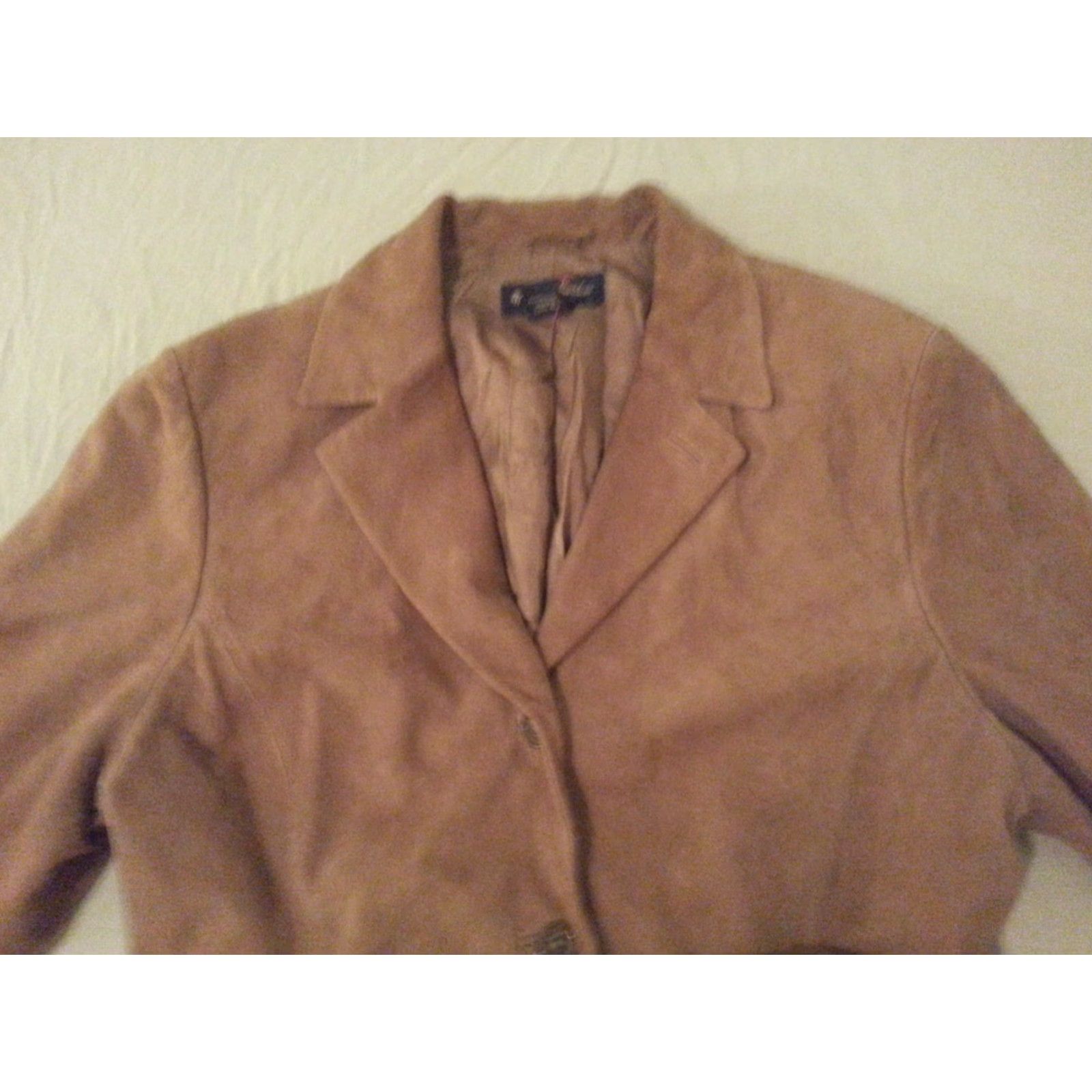 Brooks Brothers VINTAGE Brooks Brothers Leather Coat Jacket 14 Womens Brown Leather Coat Womens Brooks Brothers Coat 14 Size Regular Long Sleeve Women Mens Girls Size XL / US 12-14 / IT 48-50 - 3 Thumbnail