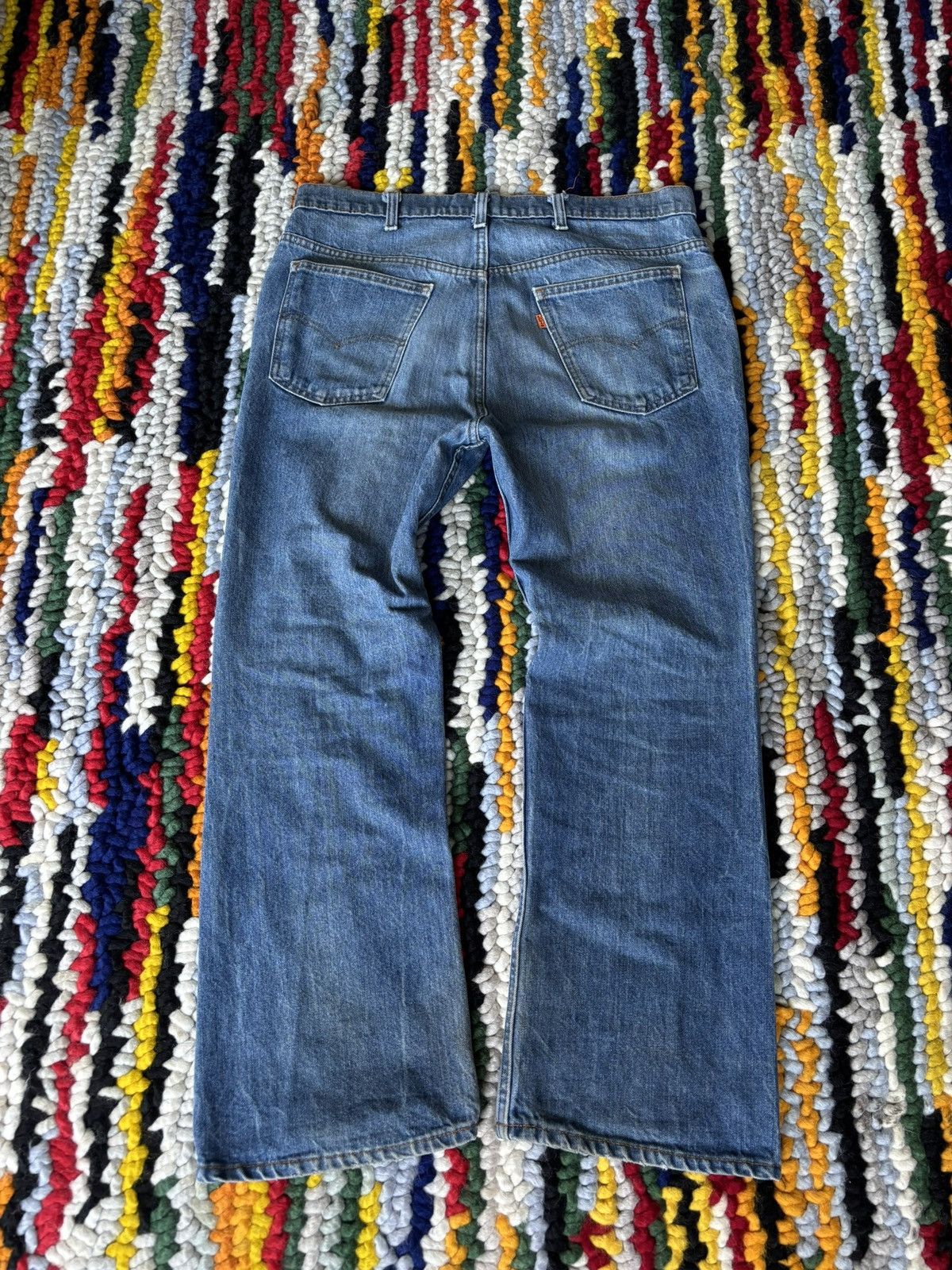 Levi's Vintage Clothing Vintage Levis Flared Orange Tab Denim Size US 36 / EU 52 - 2 Thumbnail