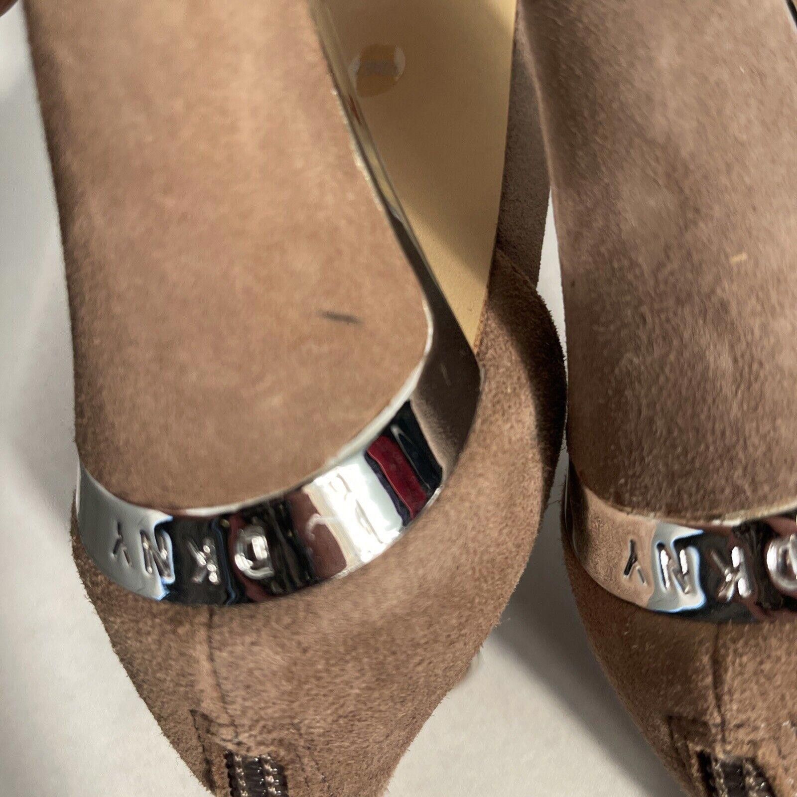 DKNY DKNY Silver/Beige Elegant Sandals sz 9.5 Size US 9.5 / IT 39.5 - 5 Thumbnail