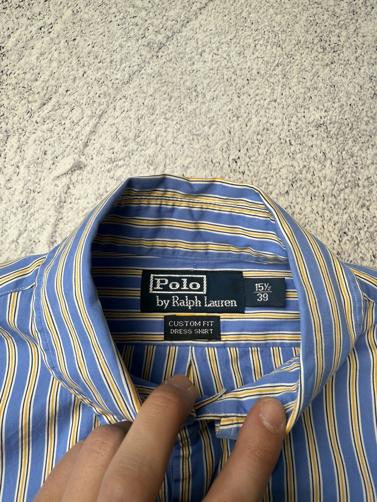 Polo Ralph Lauren Vintage RALPH LAUREN Striped long Sleeved Shirt Rare Size US M / EU 48-50 / 2 - 7 Thumbnail