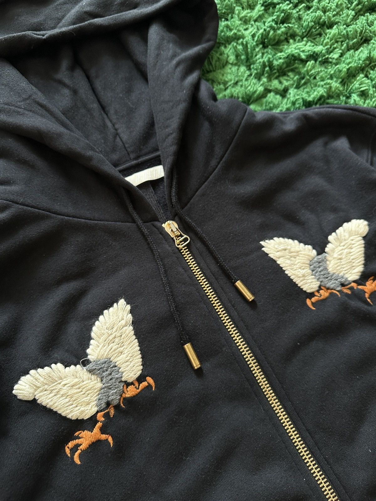 Off-White Off White Embroidered Eagle Zip Up Jacket Size US S / EU 44-46 / 1 - 3 Thumbnail
