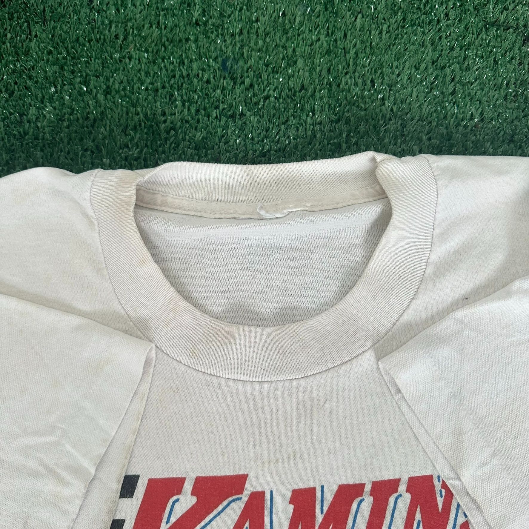 Vintage Vintage 90s Race Cars T-Shirt Auto Racing Single Stitch Tee Size US L / EU 52-54 / 3 - 5 Thumbnail