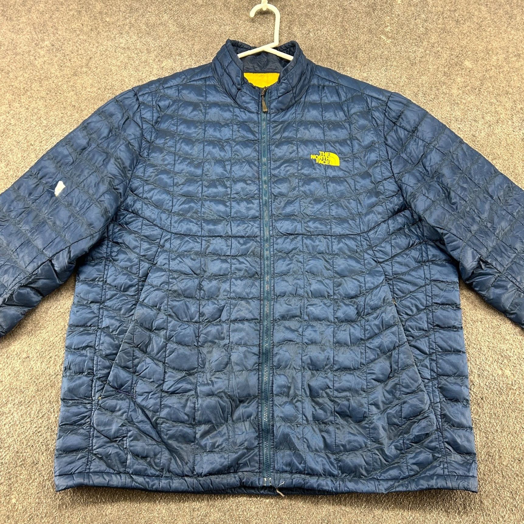 The North Face The North Face Jacket Mens XL Blue Navy Puffer Quilted Lined Full Zip Thermoball Size US XL / EU 56 / 4 - 4 Thumbnail