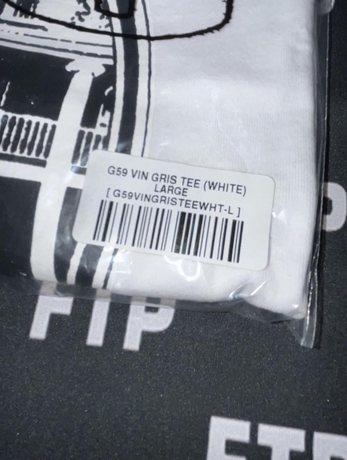 G59 Records G59 VIN GRIS TEE (WHITE) Size US L / EU 52-54 / 3 - 3 Thumbnail