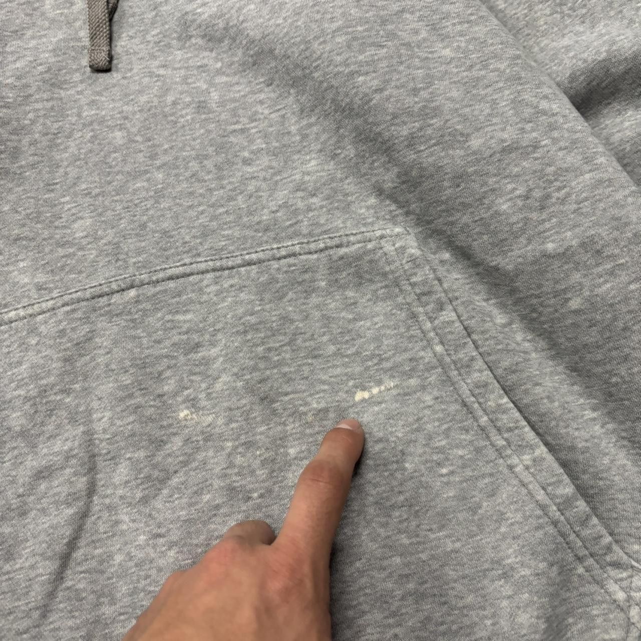 Nike × Vintage Crazy Vintage Y2K/2000s Light Grey Nike Streetwear Essential Hoodie! Size US L / EU 52-54 / 3 - 5 Thumbnail