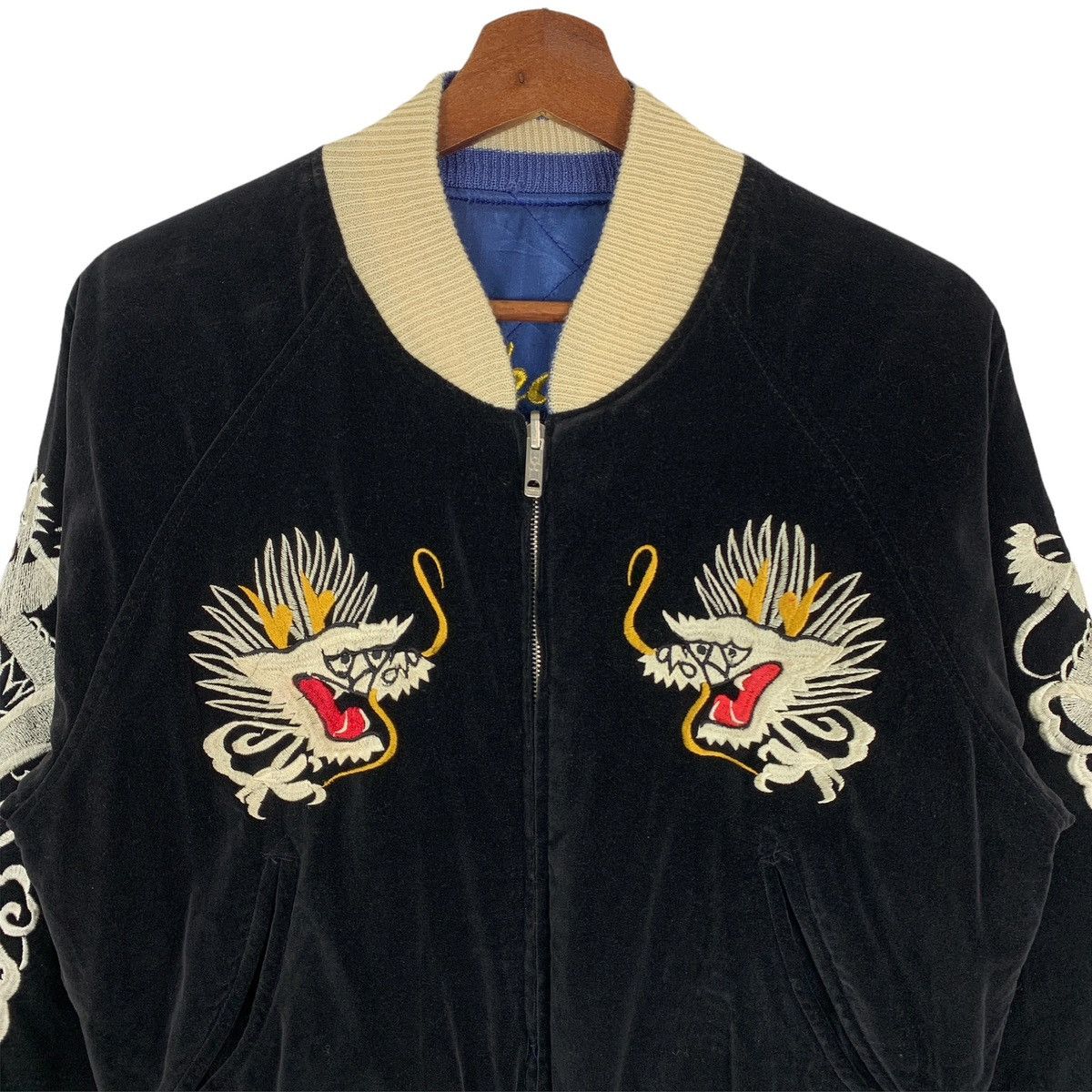 Other Black Velvet Sukajan Jacket Reversible Jacket Size US M / EU 48-50 / 2 - 13 Thumbnail