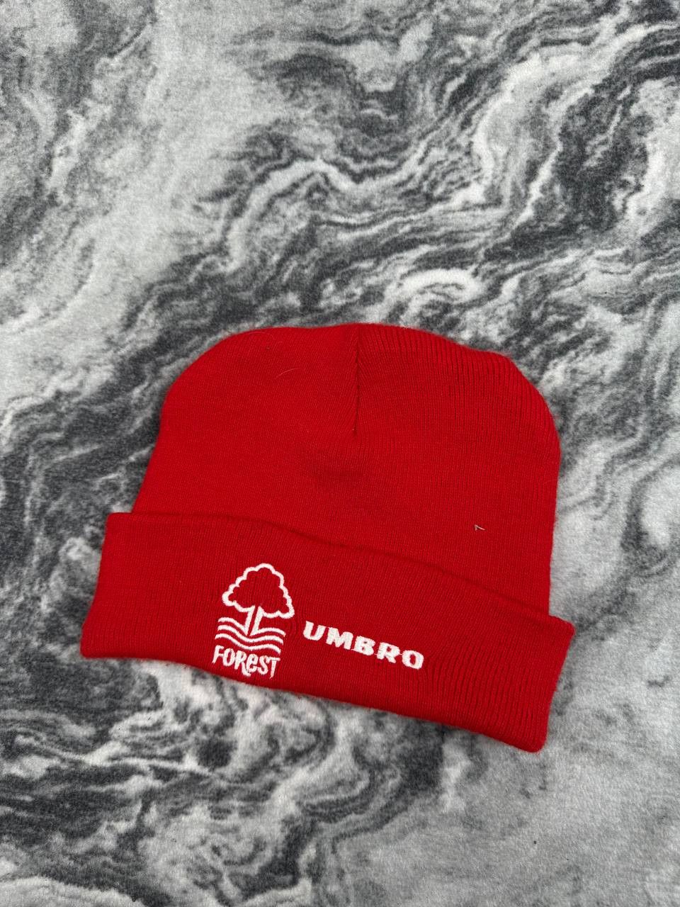 Umbro Vintage Umbro Nottingham Fores Beanie Hat 90s Men Size ONE SIZE - 3 Thumbnail