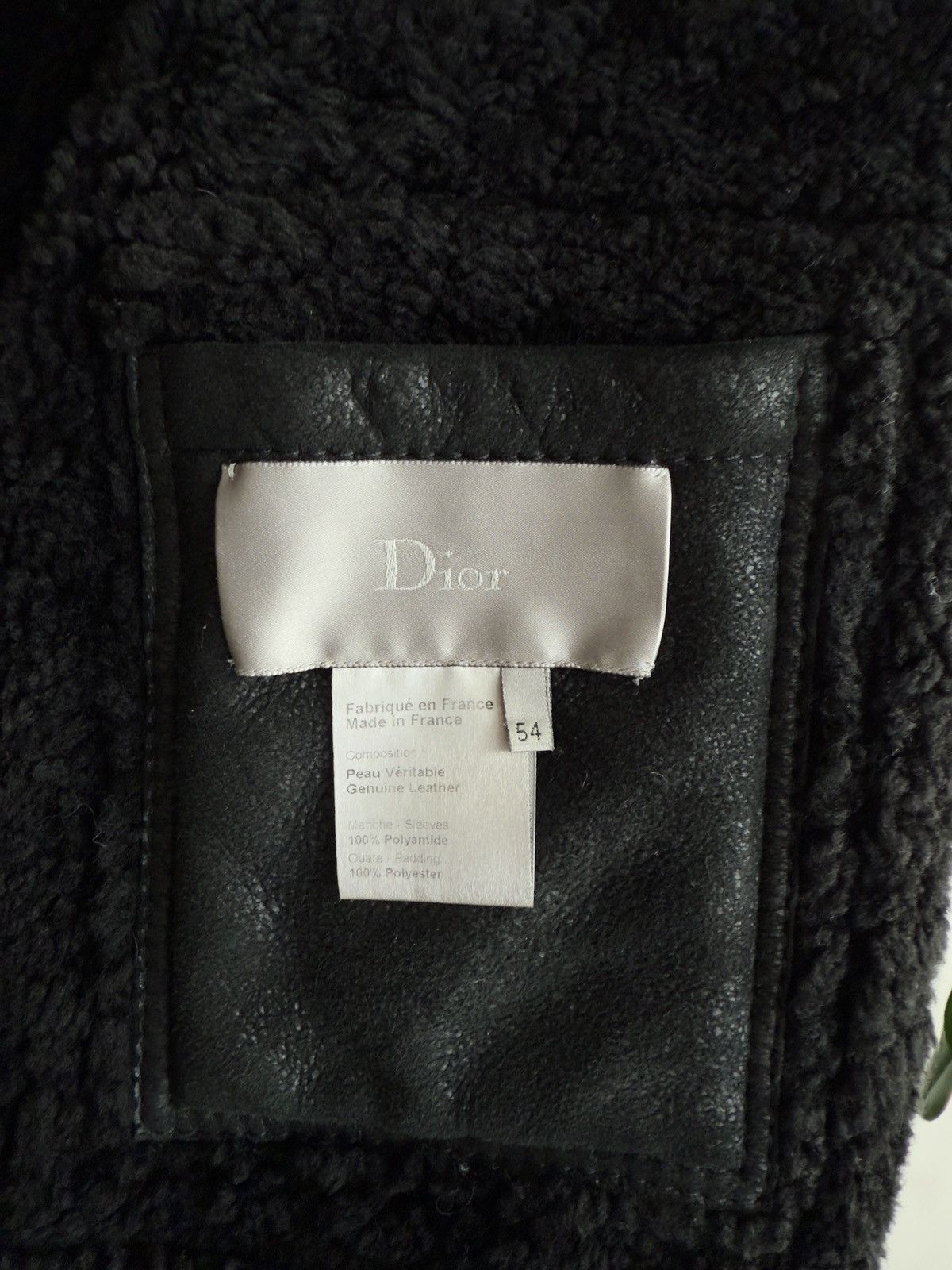 Dior Dior Leather Shearling Jacket FW07 Navigate Hedi Slimane Size US L / EU 52-54 / 3 - 14 Thumbnail