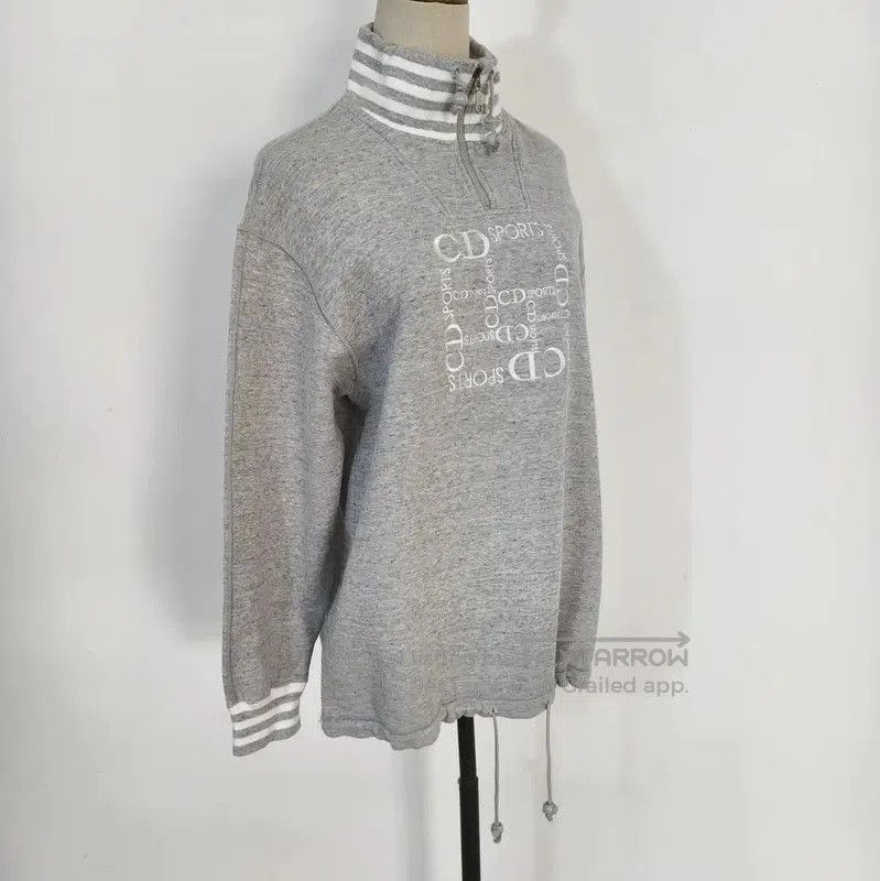 Dior Dior Gray Cotton Women's Long Sleeve Sweatshirt . Size M / US 6-8 / IT 42-44 - 4 Thumbnail