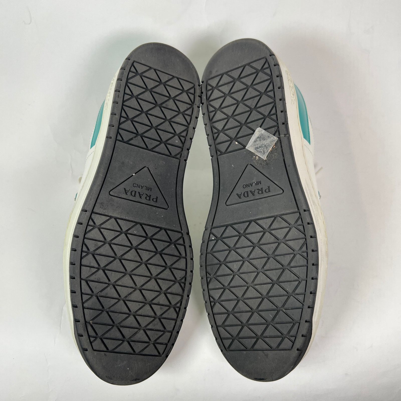 Prada Prada Teal Downtown Leather Sneaker Size 8 Size US 8.5 / EU 41-42 - 8 Thumbnail
