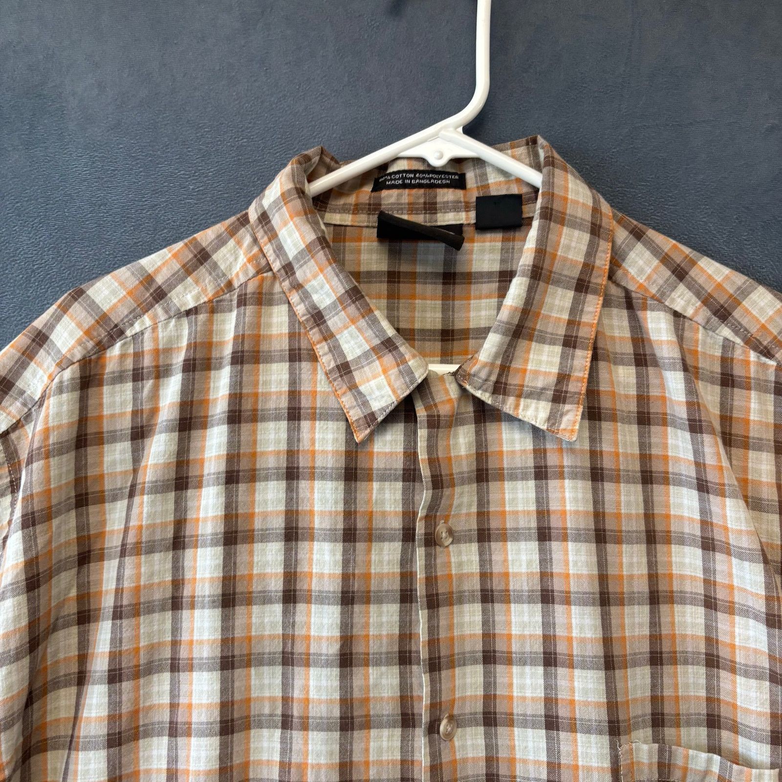 Dickies Dickies Plaid Casual Button Up Dress Shirt Mens 2XL Skater Size US XXL / EU 58 / 5 - 3 Thumbnail