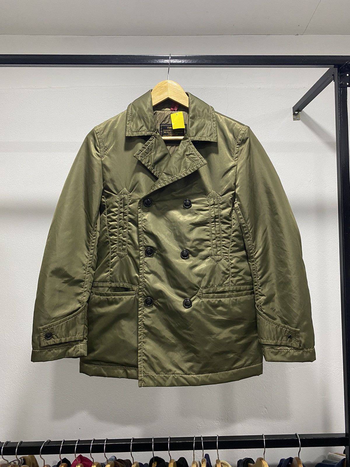 Vintage 291295 Trench Double Breast Military Army Quilted Jacket Size US S / EU 44-46 / 1 - 1 Thumbnail