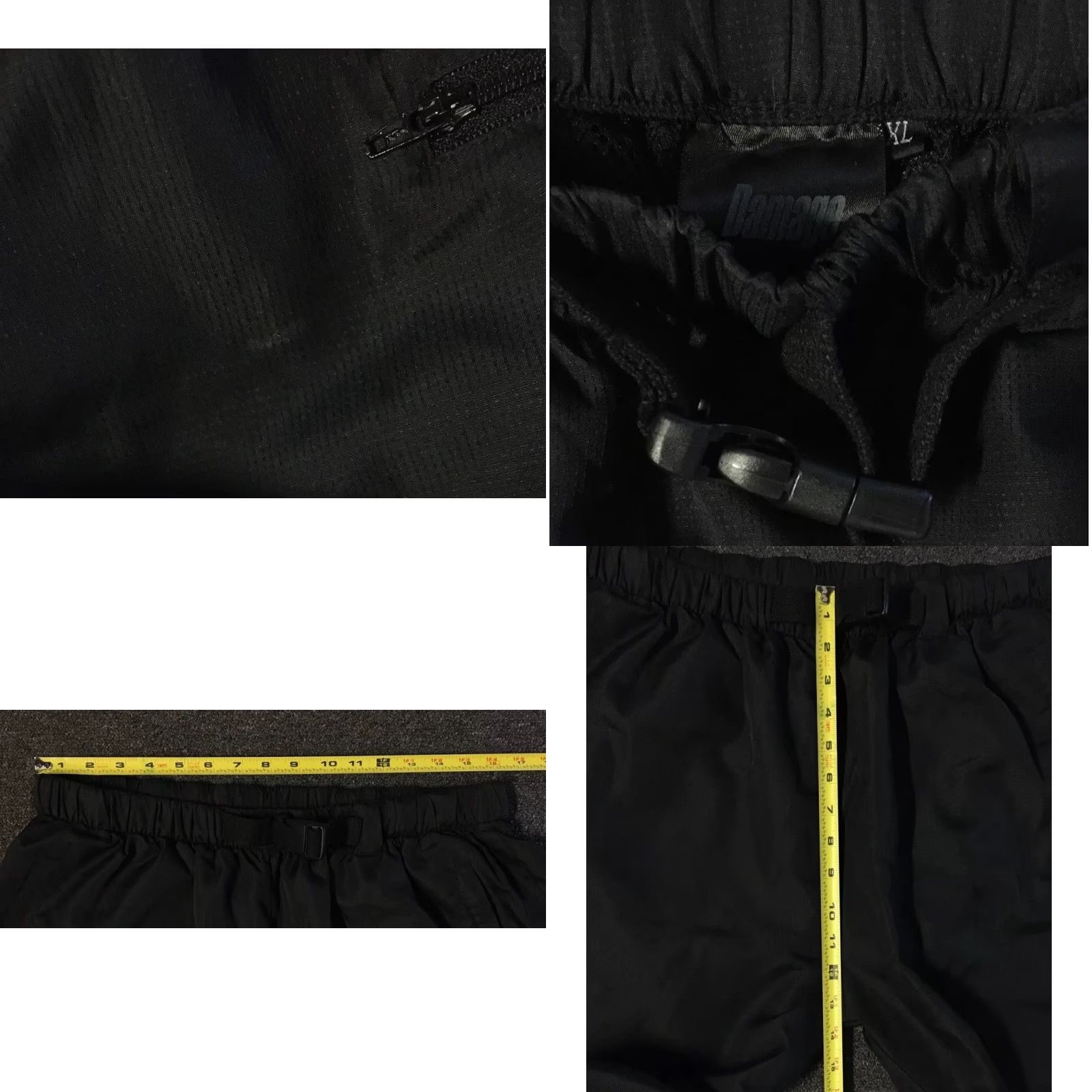 Vintage DAMAGE Track Pants XL Polar Skate Co Baggy Swishy Chinos & Khakis Black Men's Pants XL Reg Belted Pockets 80s 90s Skateboard Vintage Big Boy Size US 36 / EU 52 - 8 Thumbnail
