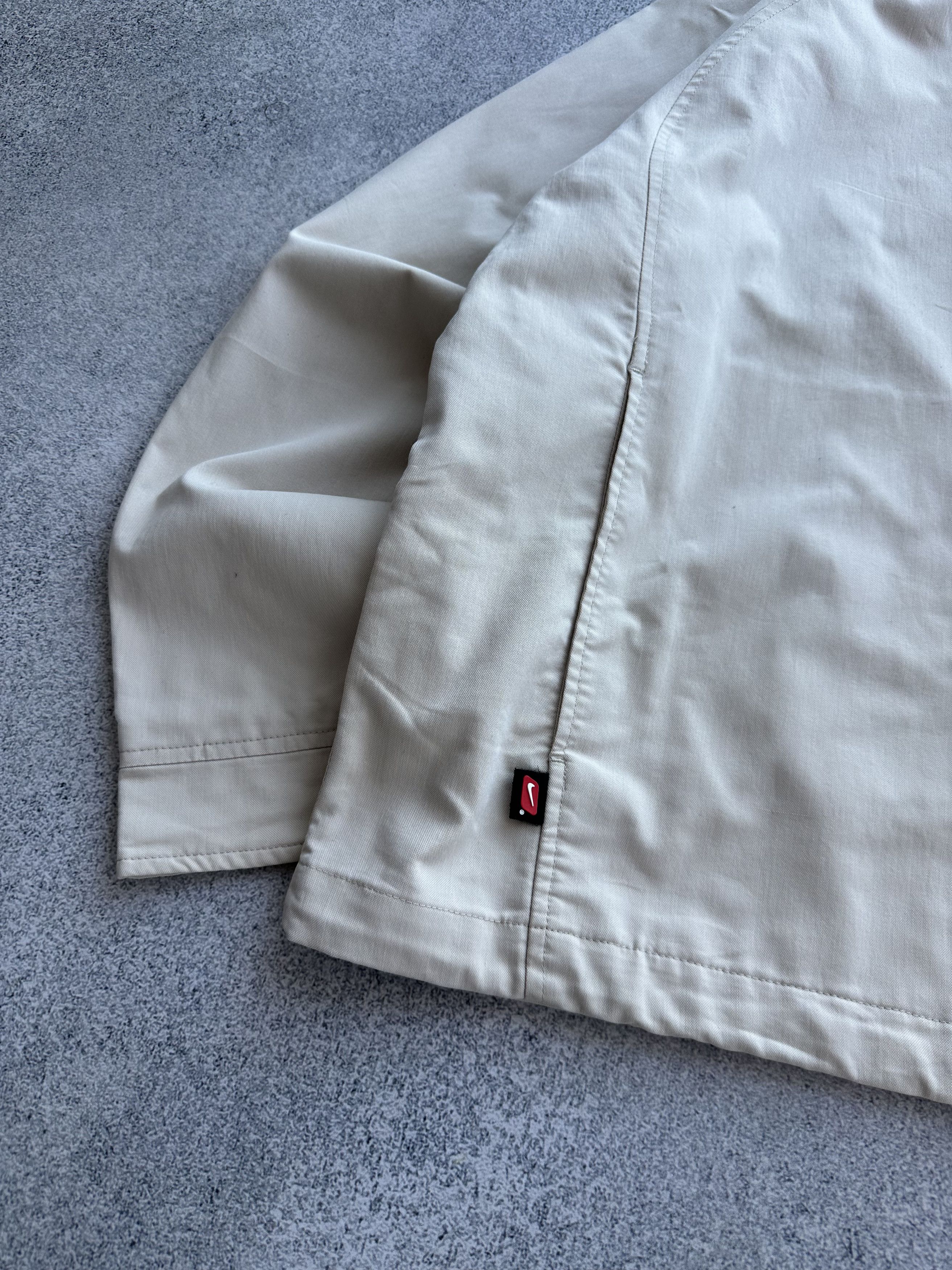 Nike × Vintage Nike Beige Vintage Heavy Cotton Classic Jacket Size US M / EU 48-50 / 2 - 4 Thumbnail