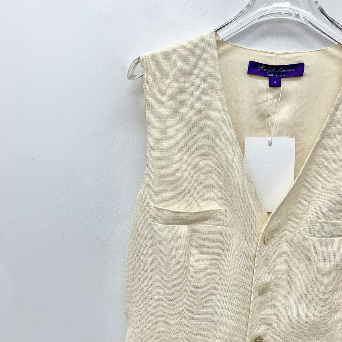 Ralph Lauren Ralph Lauren Linen V-neck Sleeveless Waistcoat Dress K26WX Size L / US 10 / IT 46 - 3 Thumbnail