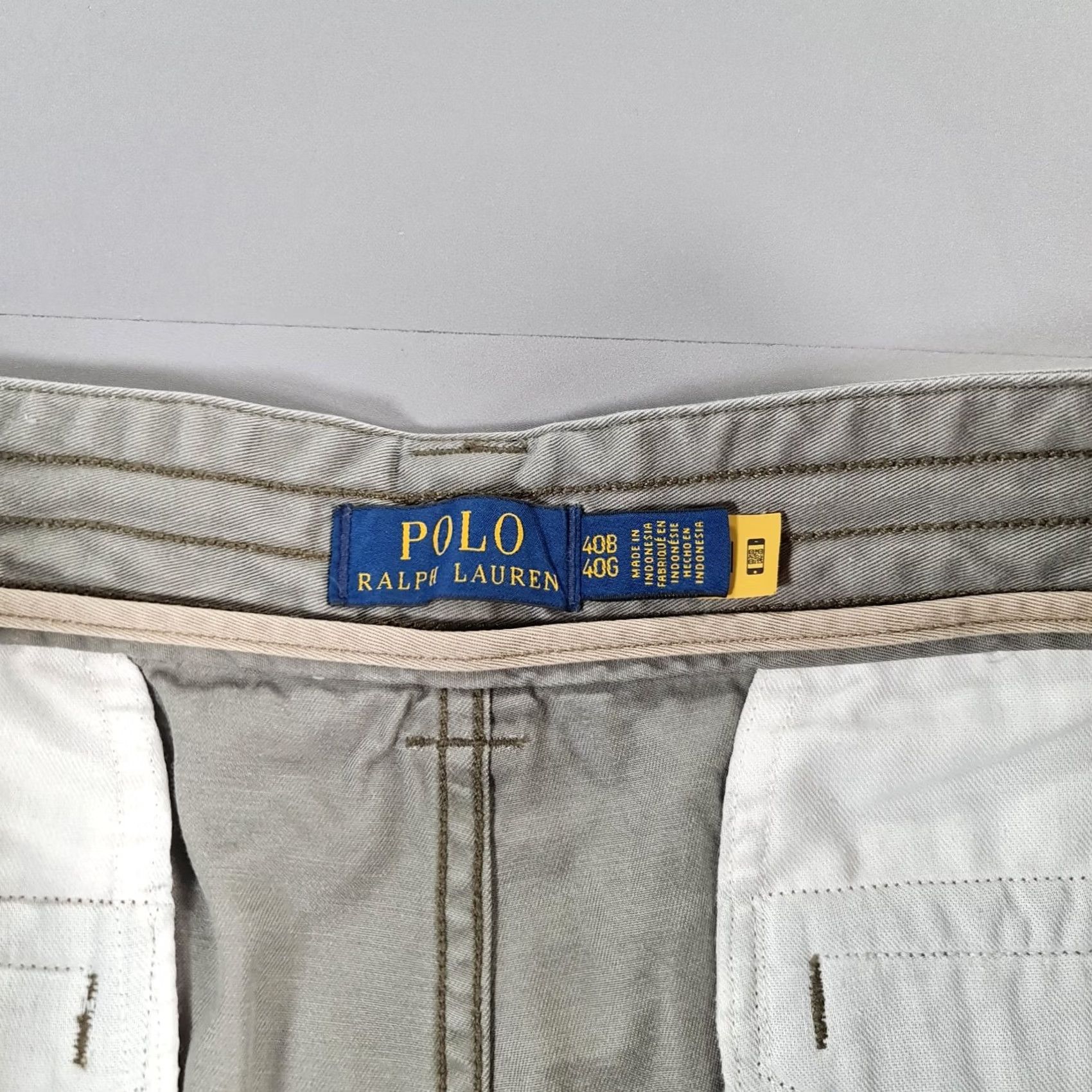 Polo Ralph Lauren Polo Ralph Lauren Mens Cargo Shorts Grey W40 Utility Military Cargo Short Mens 40 Grey Size US L / EU 52-54 / 3 - 4 Thumbnail