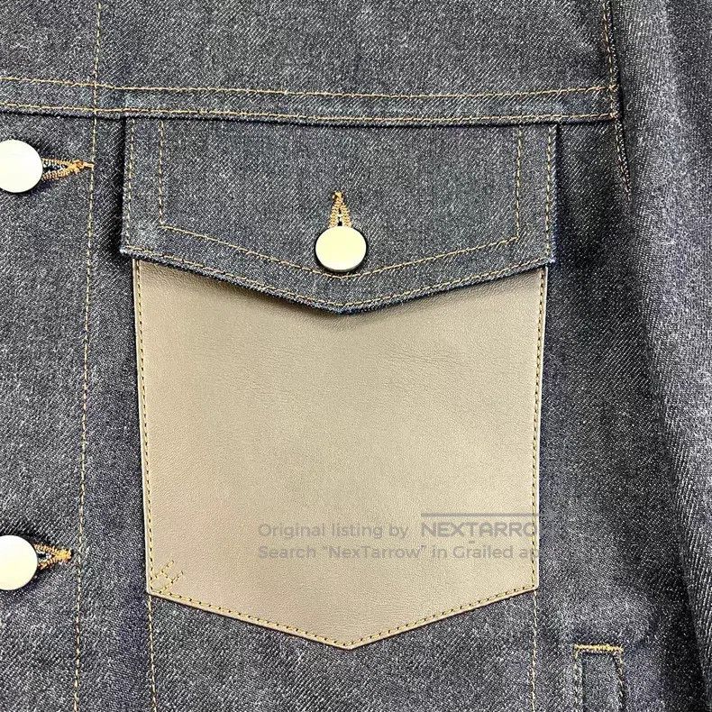 Hermes Hermes Navy Blue Single-Breasted Lapel Pocket Long-Sleeve Size US M / EU 48-50 / 2 - 4 Thumbnail
