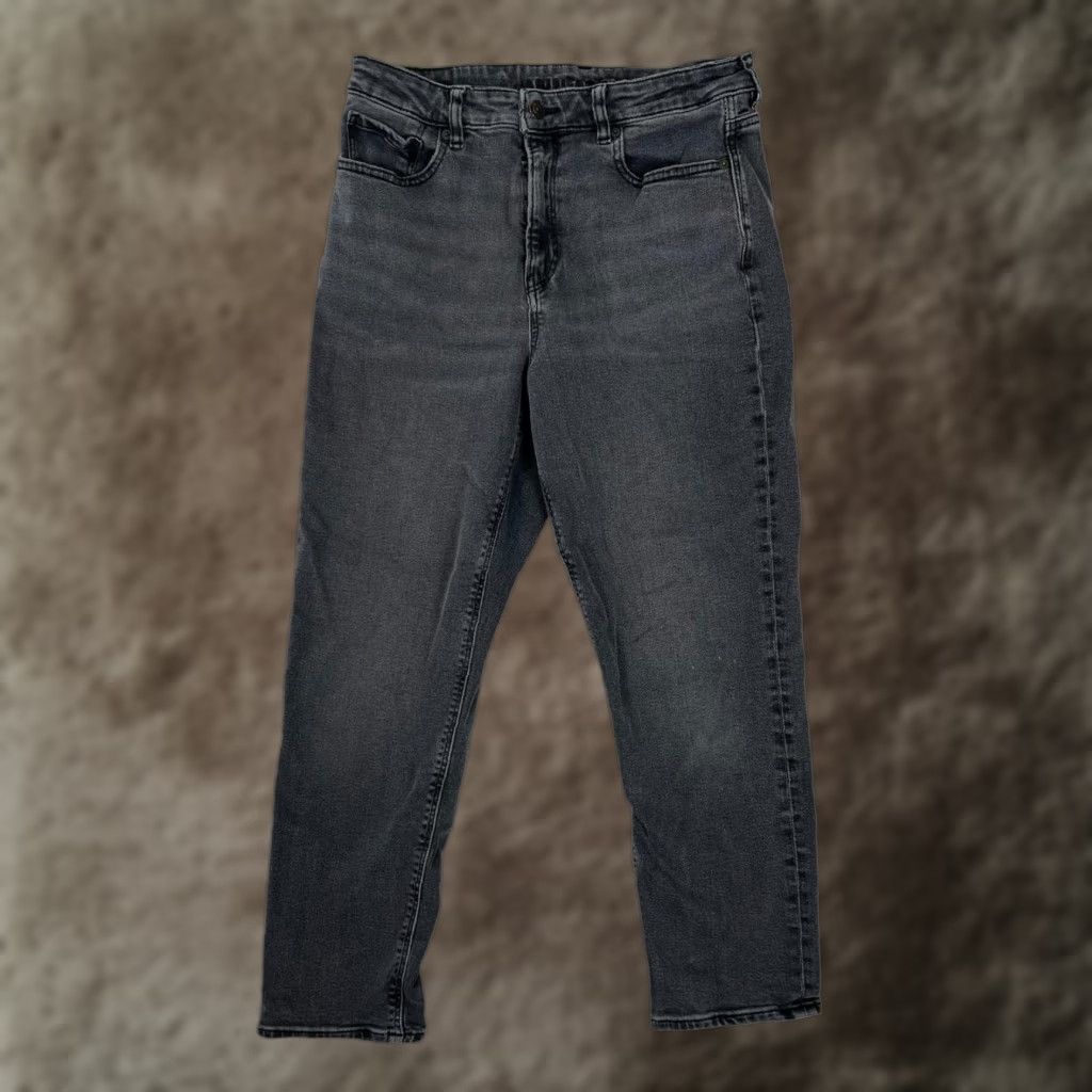 American Eagle Outfitters American Eagle Outfitters Mom Jeans Womens 10 Short Charcoal Gray High Rise Denim Jeans Size 32" / US 10 / IT 46 - 1 Thumbnail
