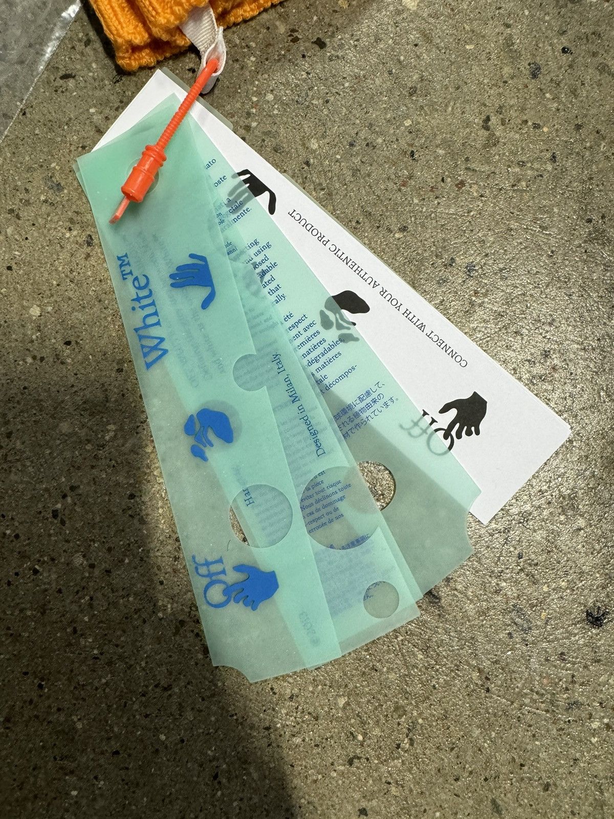 Off-White Off-White Embroidery Gloves NEW 350$ Size ONE SIZE - 3 Thumbnail