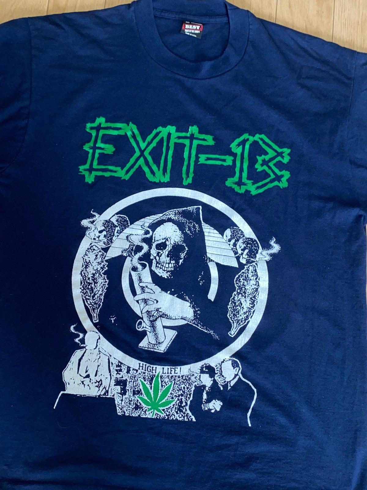 90s EXIT-13 Tシャツ EXIT 13 NAPALM DEATH