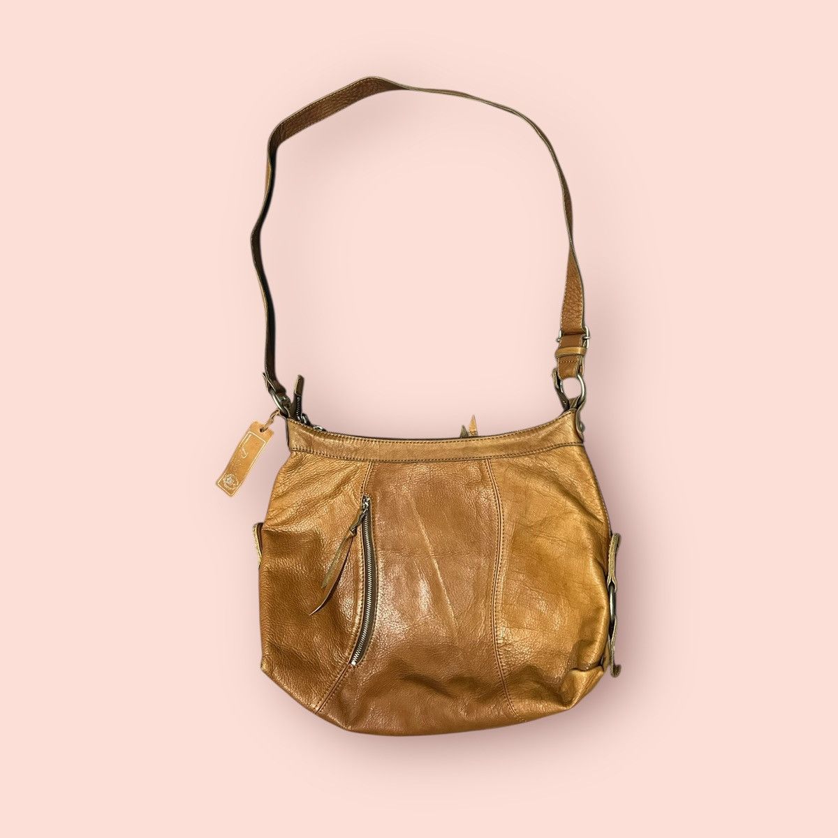 Dakota Grizzly × Japanese Brand × Leather VINTAGE DAKOTA JAPAN LEATHER CROSSBODY SHOULDER SLING BAG Size ONE SIZE - 24 Thumbnail
