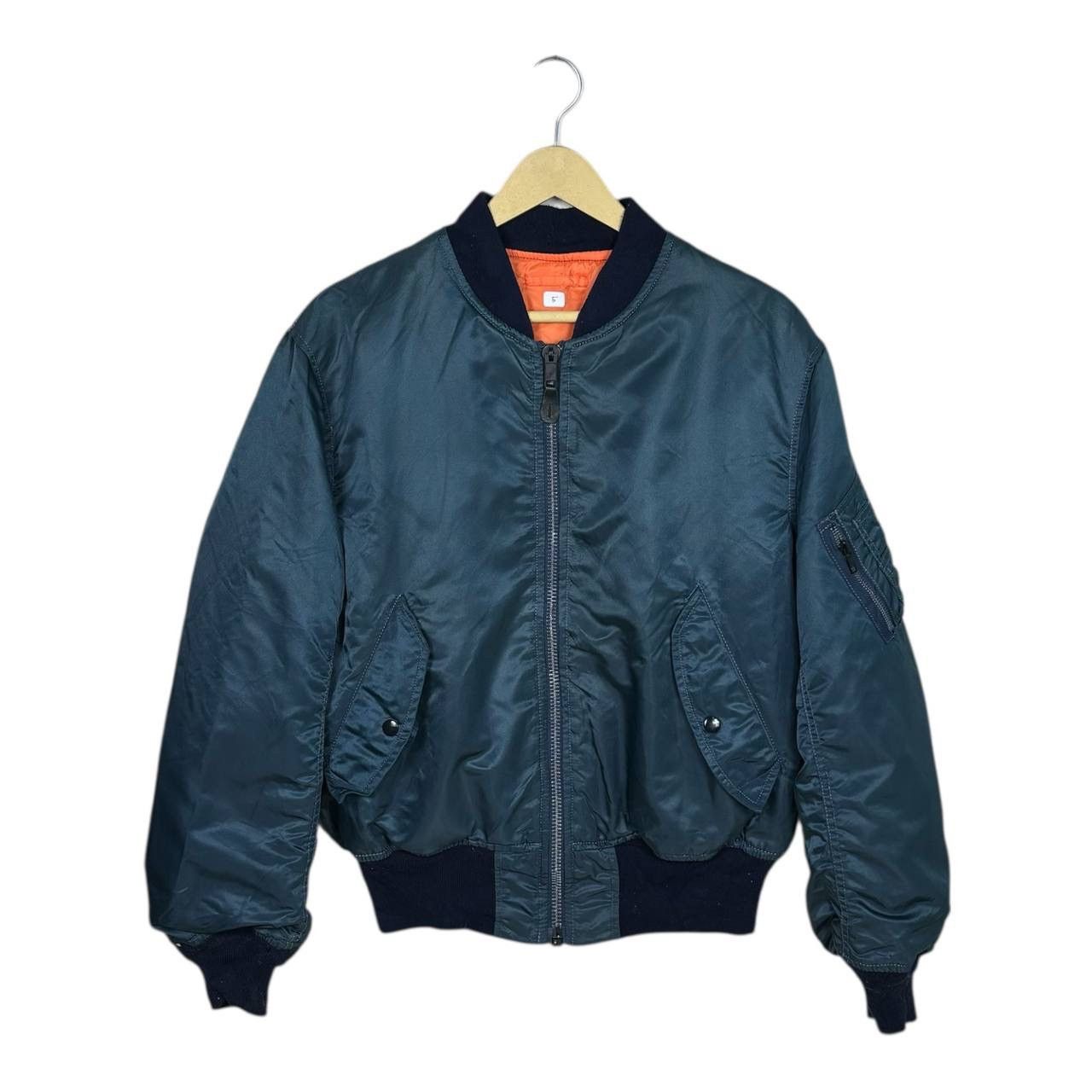 Vtg USAF MA-1 Flight Jacket MIL-J-8279 Navy Bomber Jacket