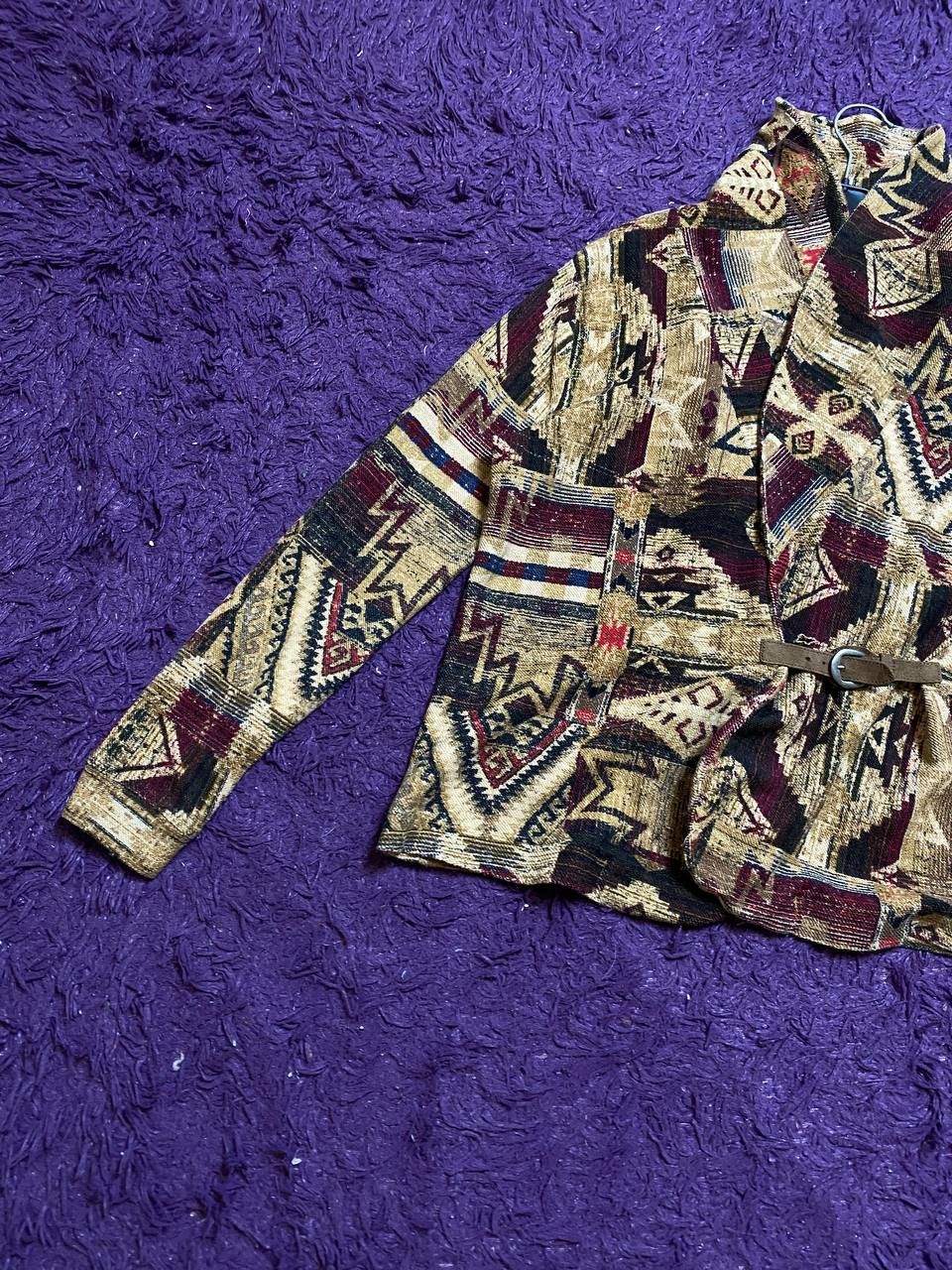 Polo Ralph Lauren Vintage Ralph Lauren print cotton sunfaded CARDIGAN Size L / US 10 / IT 46 - 8 Thumbnail