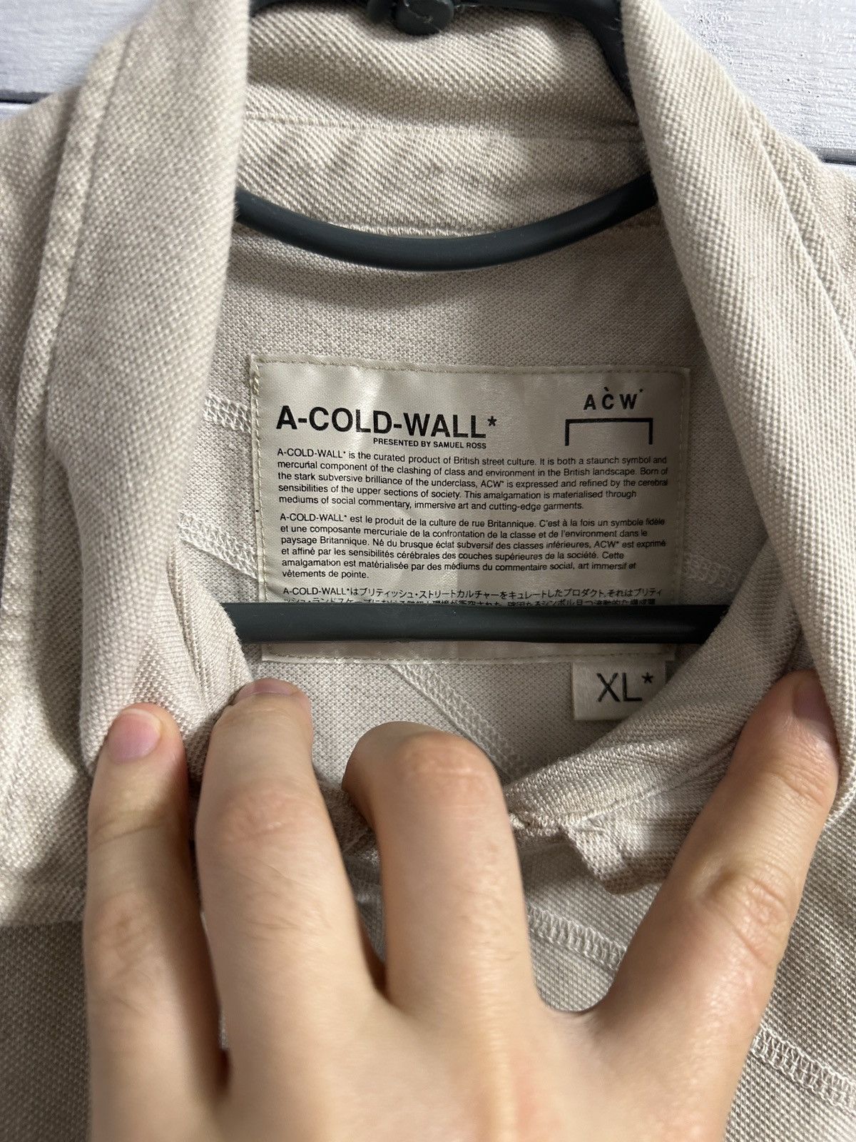 A-COLD-WALL* Rare Polo A Cold Woll Japan Style. Size US XL / EU 56 / 4 - 10 Thumbnail