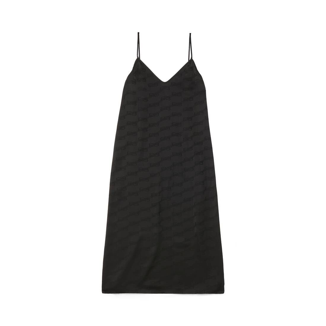 Bb Monogram Pyjama Dress in Black