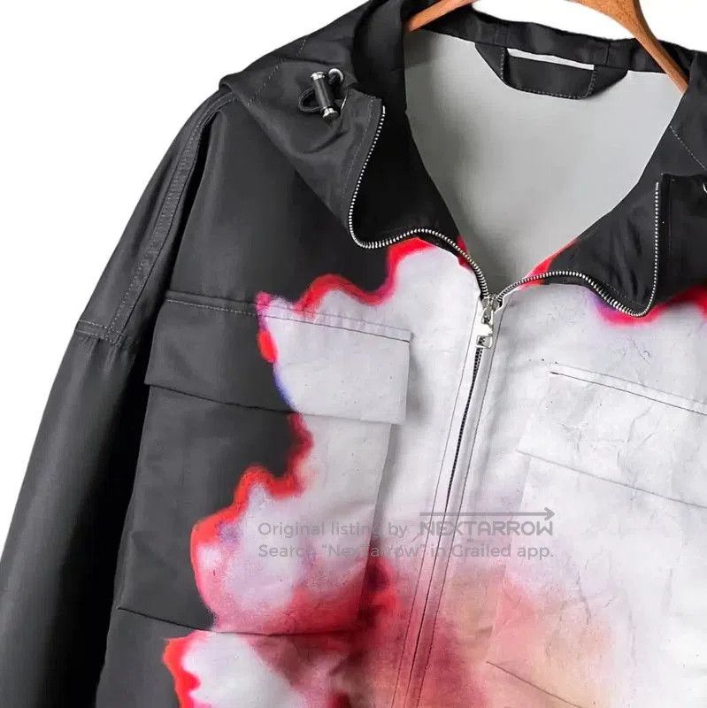 Alexander McQueen Alexander McQueen Black Floral Print Jacket . Size US M / EU 48-50 / 2 - 5 Thumbnail