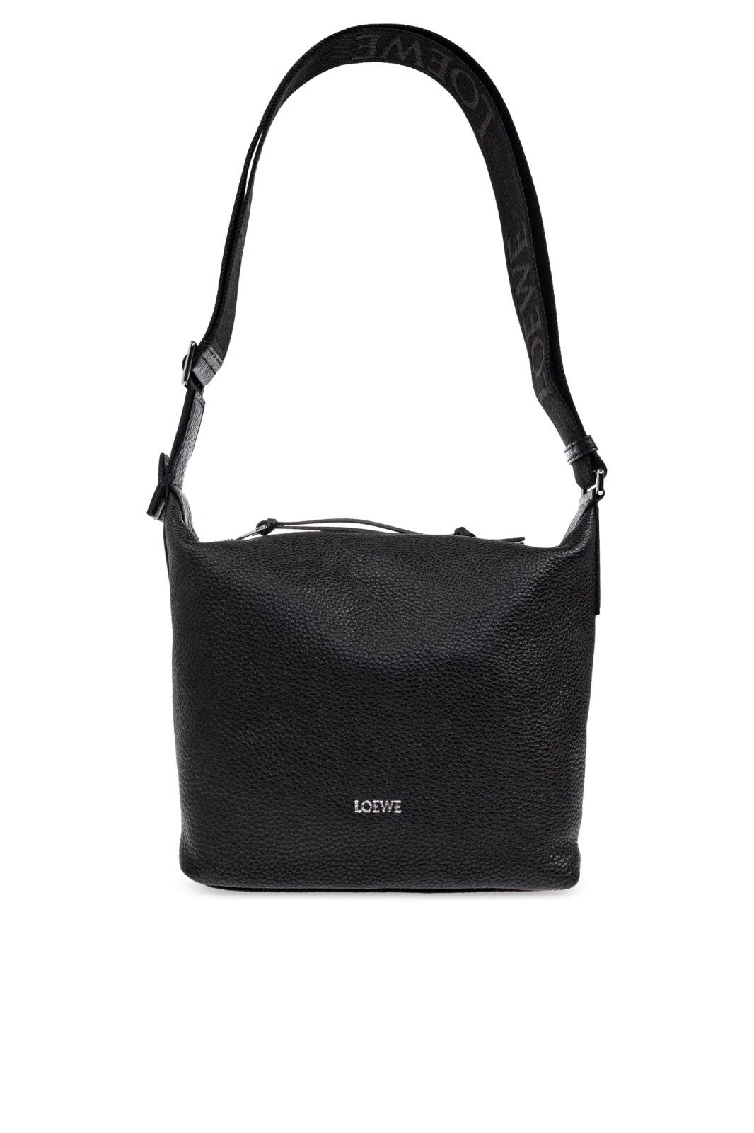 Loewe LOEWE Cubi Small Black Leather Shoulder Bag New & Authentic Size ONE SIZE - 1 Thumbnail