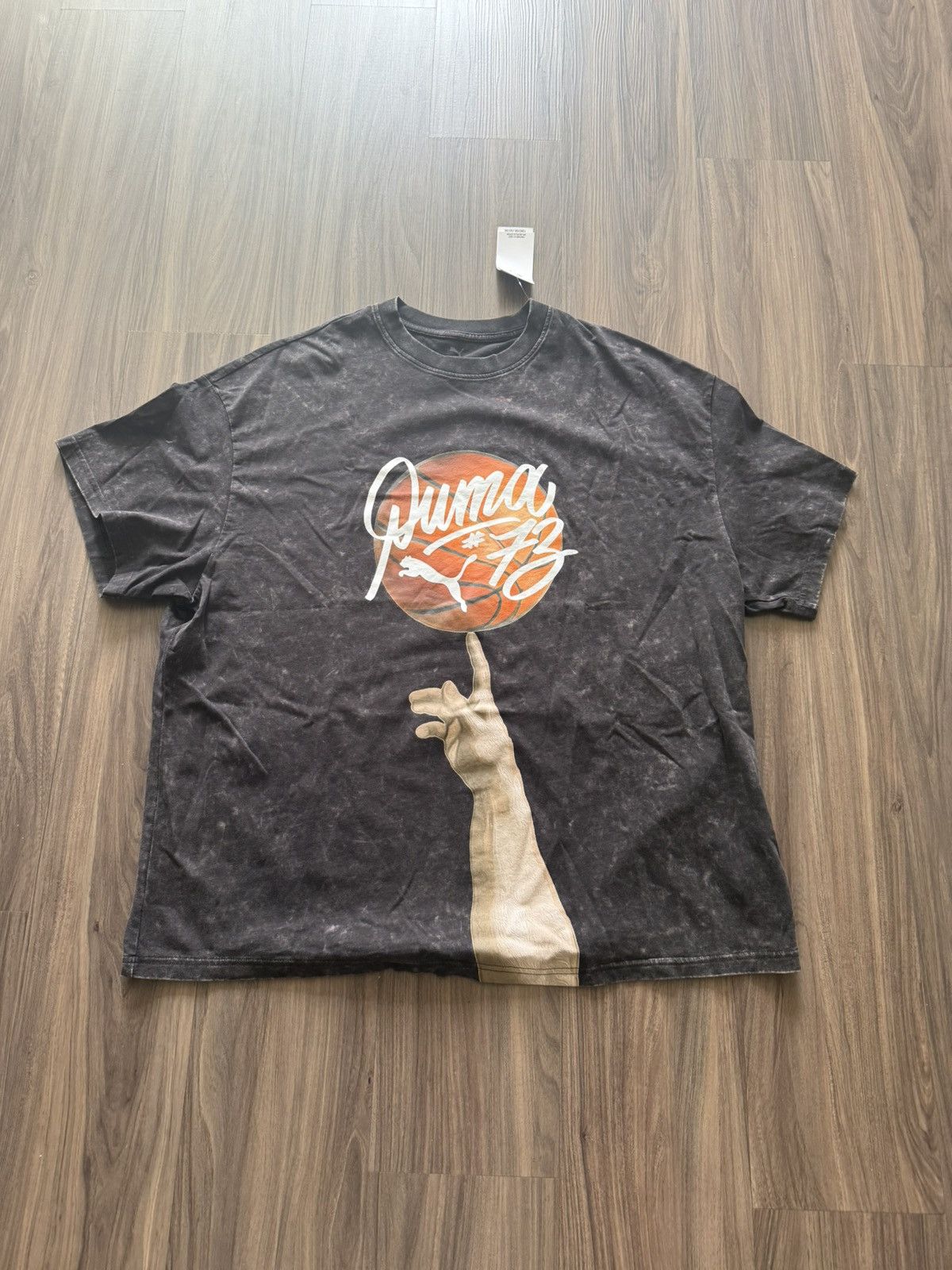 Puma Puma Dylan Exhibit Graphic Tee Black Acid Wash XL Tee Size US XL / EU 56 / 4 - 1 Thumbnail