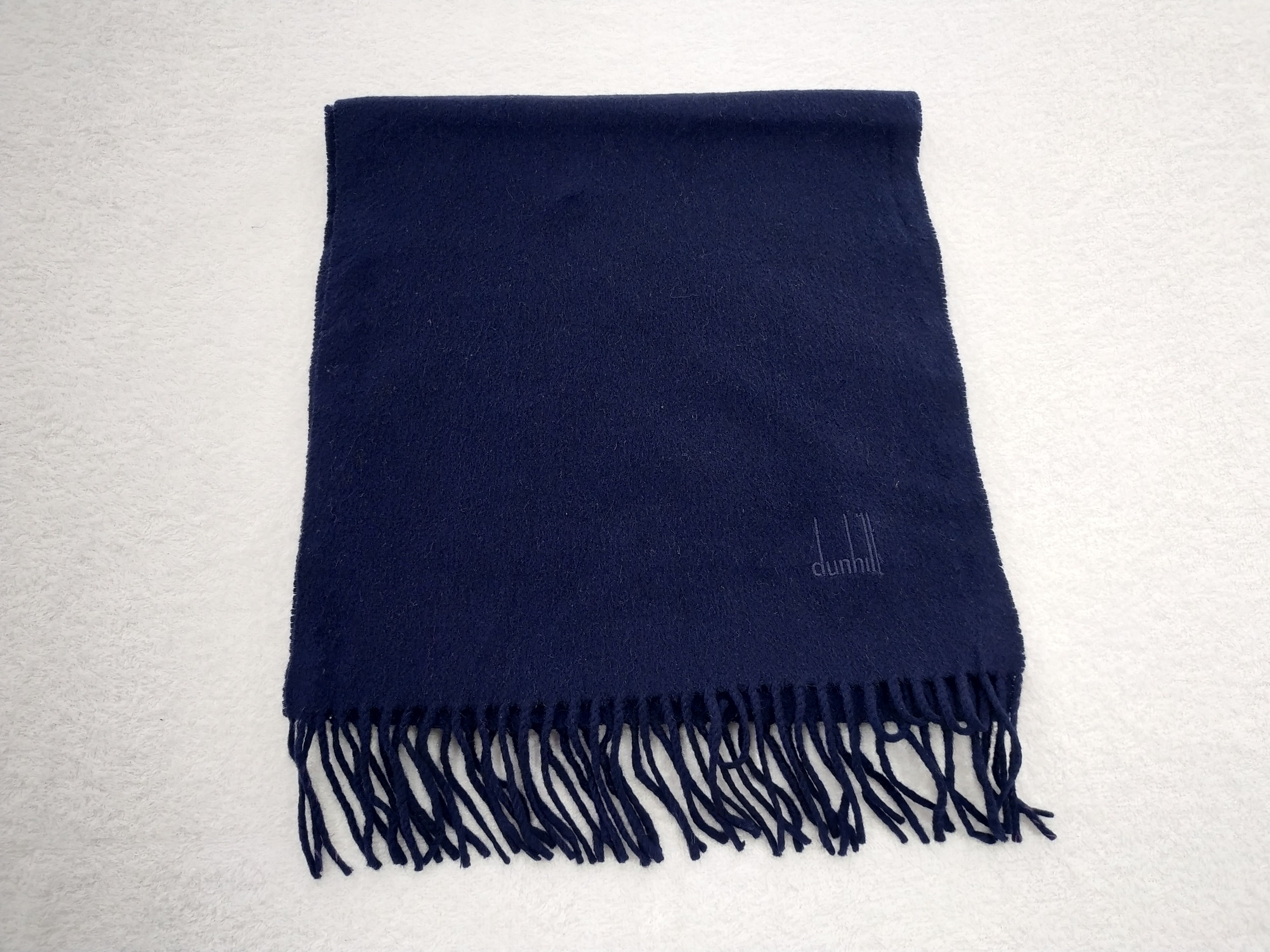 Alfred Dunhill Vintage Dunhill Wool Scarf/Muffler/Neckwear MF025 Size ONE SIZE - 1 Thumbnail