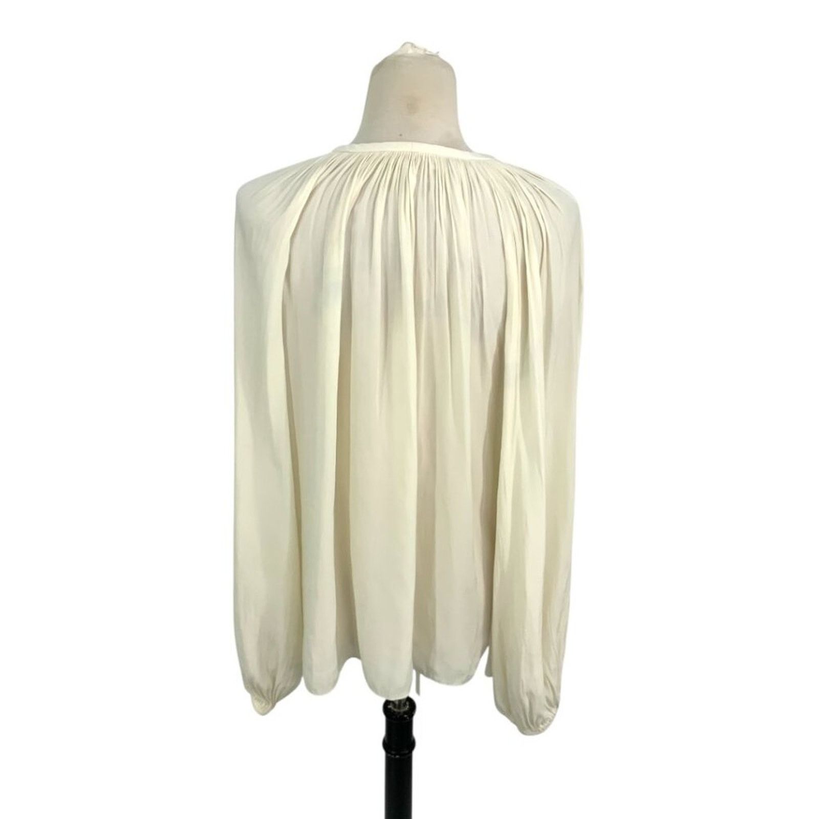 Ramy Brook Ramy Brook Paris Blouse Top Ivory Size Small Size S / US 4 / IT 40 - 9 Thumbnail