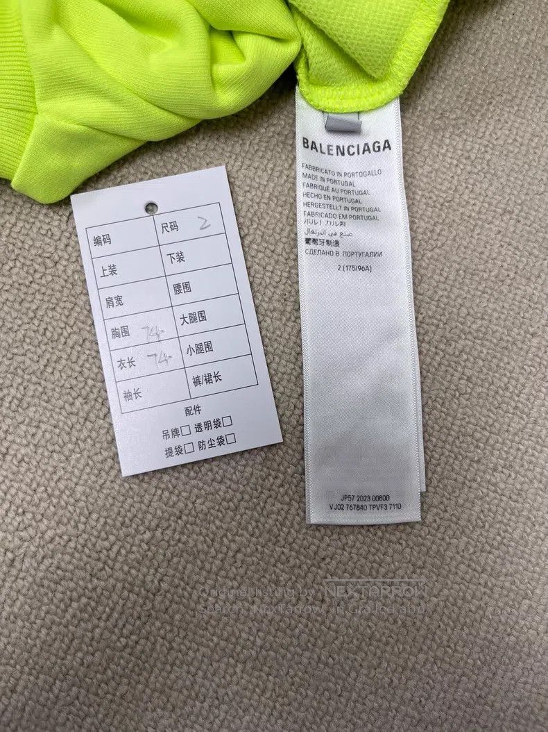 Balenciaga Balenciaga Solid Color Alphabet Logo Printed Hooded Zip-Up Size US M / EU 48-50 / 2 - 4 Thumbnail
