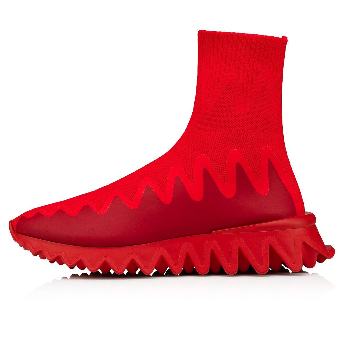 Christian Louboutin Sharky Sock Man Red Size US 13 / EU 46 - 1 Thumbnail