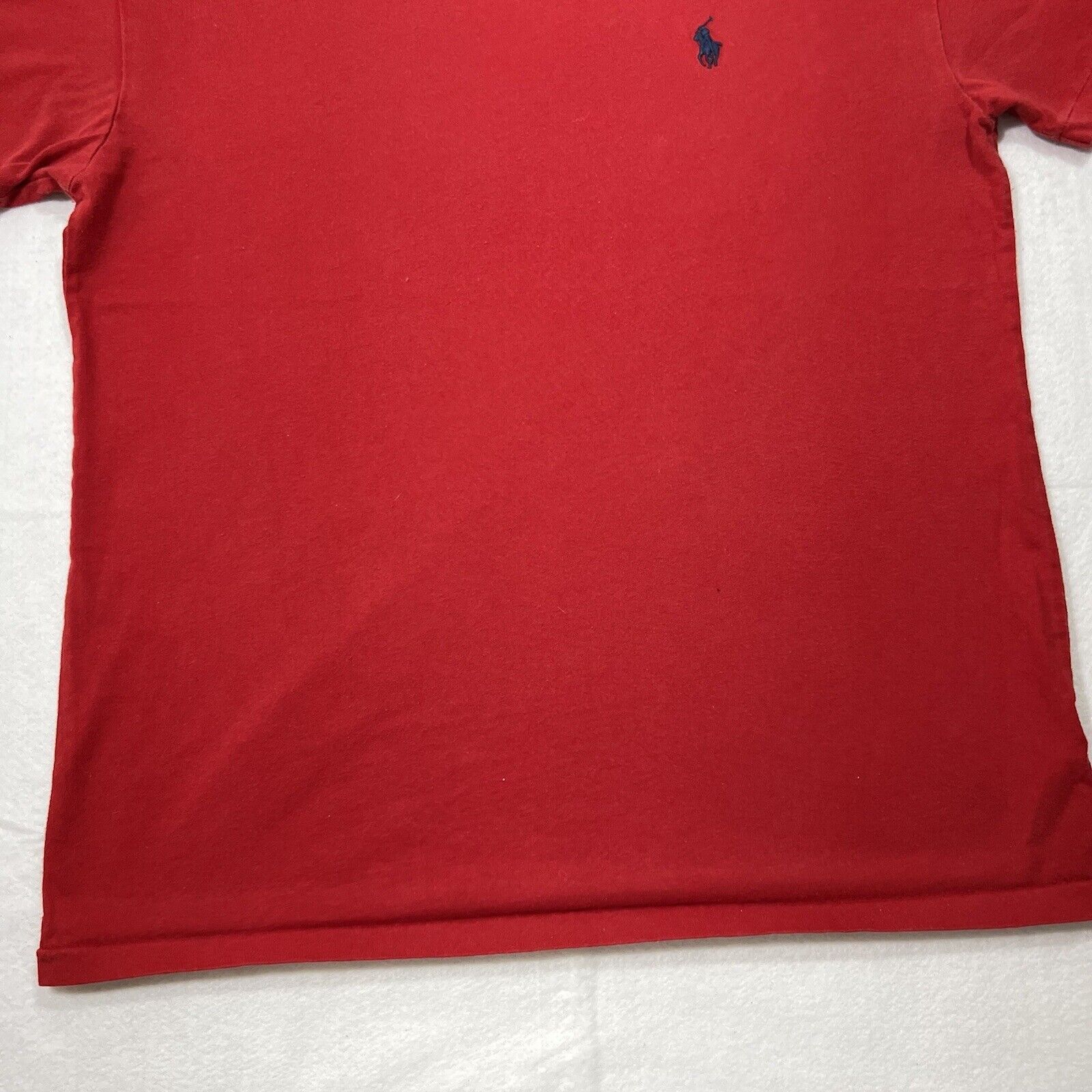 Polo Ralph Lauren Polo Ralph Lauren Small Red T Shirt Navy Blue Pony Logo Size US S / EU 44-46 / 1 - 6 Thumbnail