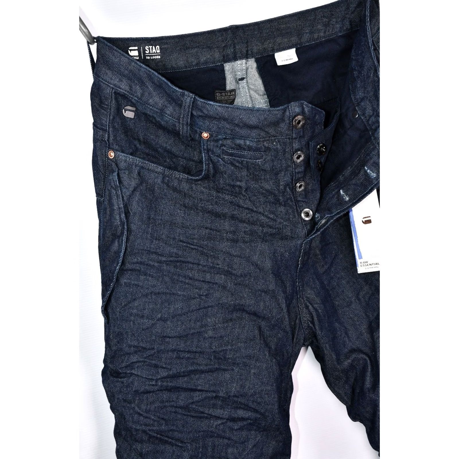 G-Star G-Star Raw Re Staq Parachute 3D Loose Cropped Jeans Men W32 L30 Size US 33 - 7 Thumbnail
